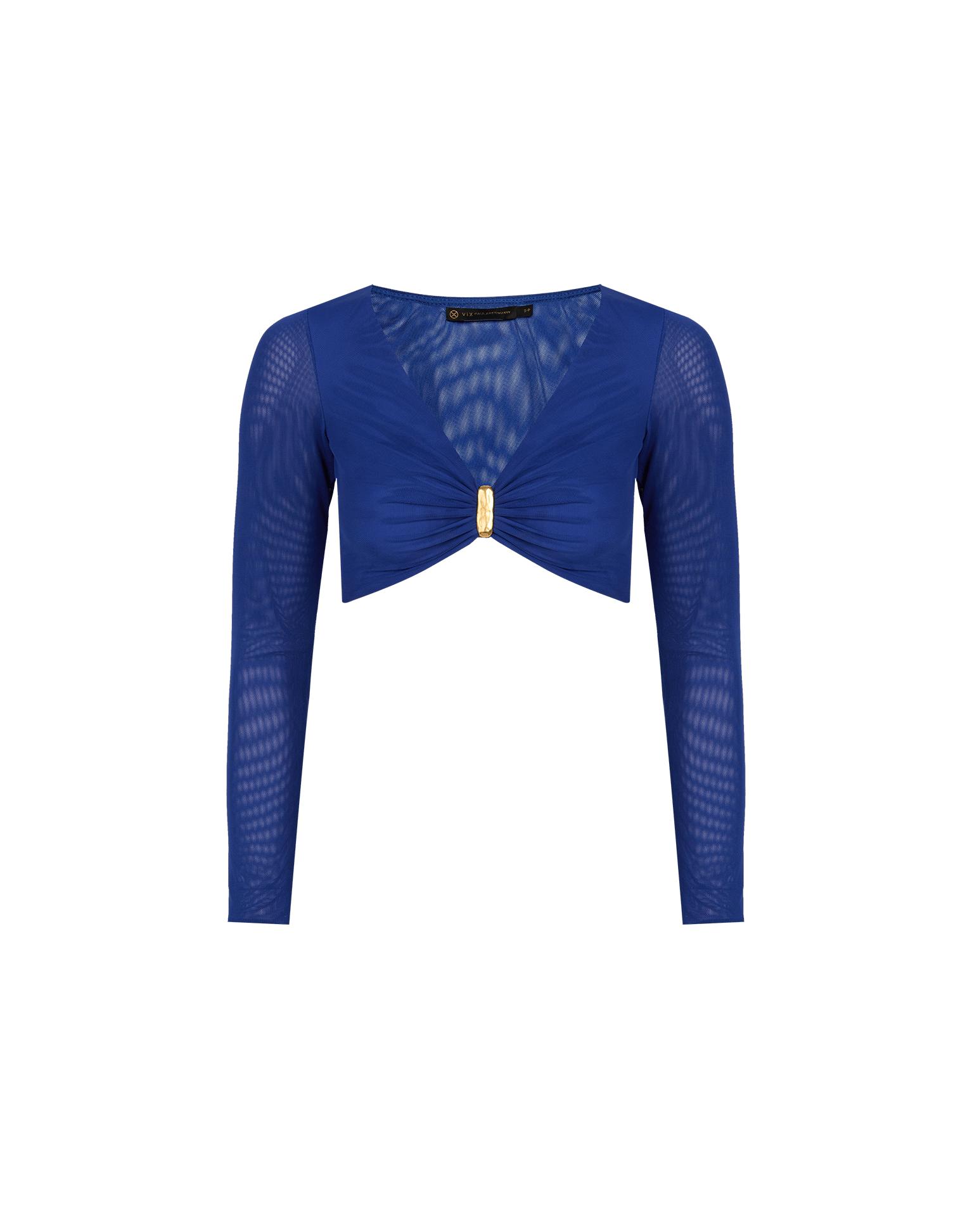 Yarin Cropped Top - Sapphire Product Image