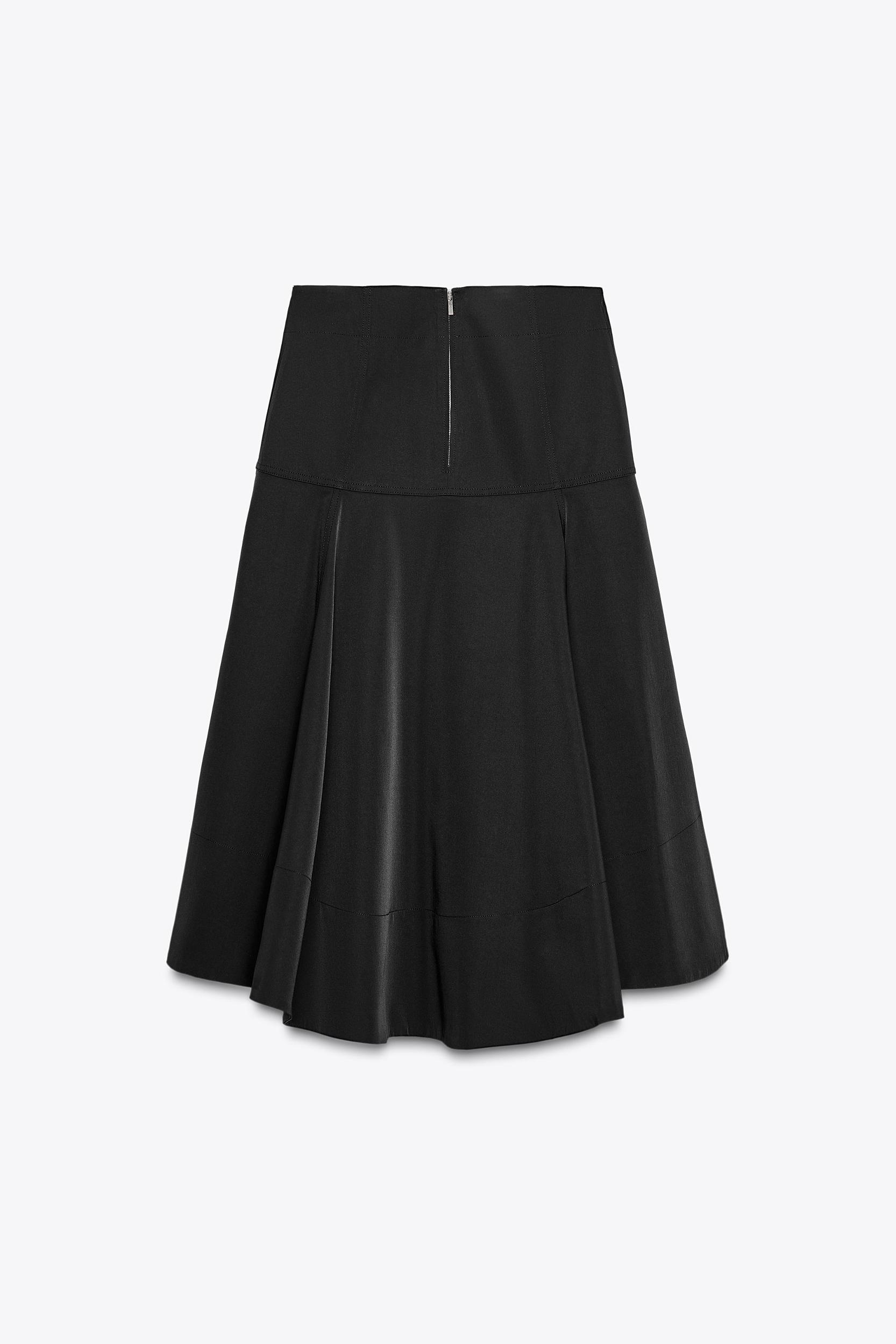 ZW COLLECTION MIDI FLARED SKIRT Product Image