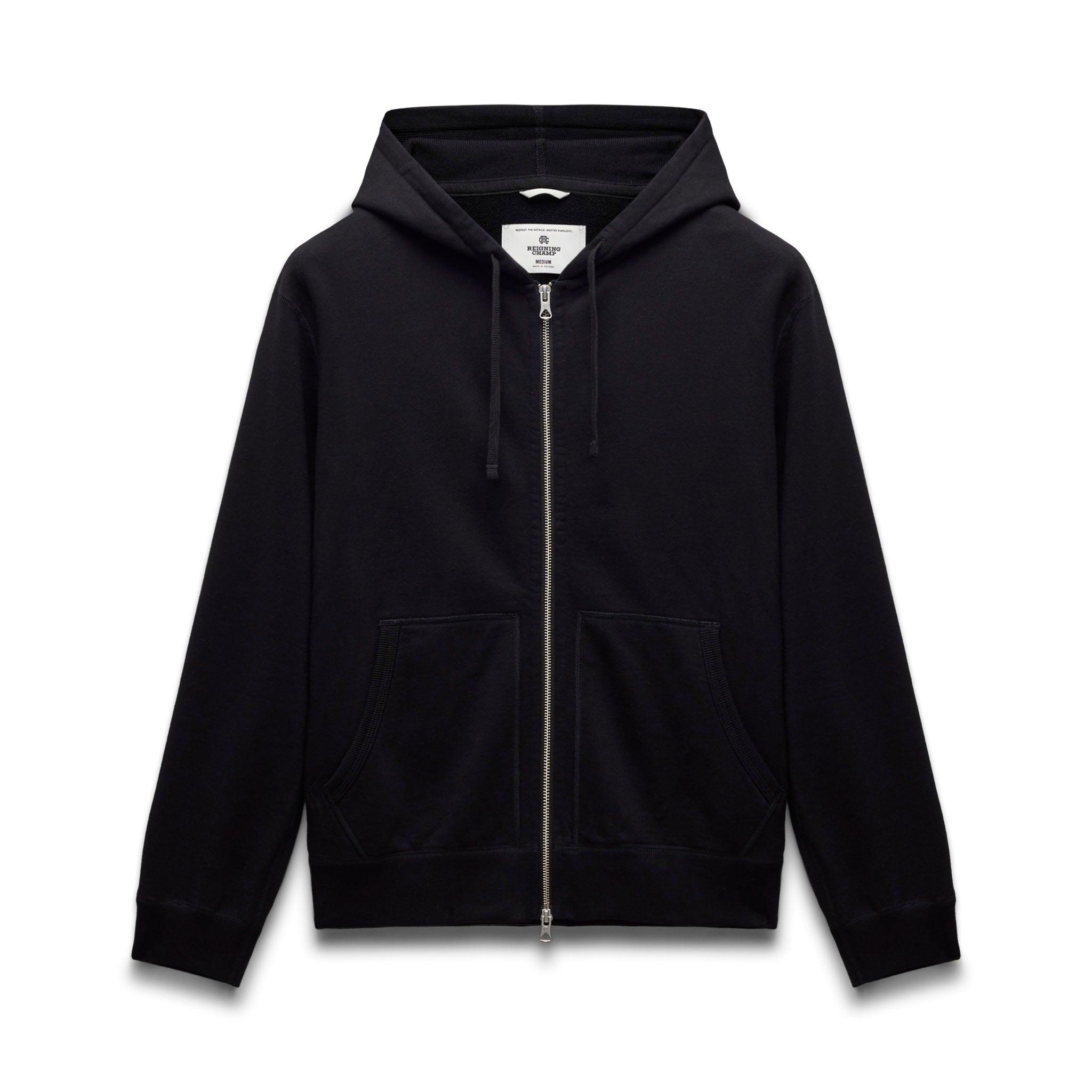 Midweight Terry Standard Zip Hoodie Male Product Image