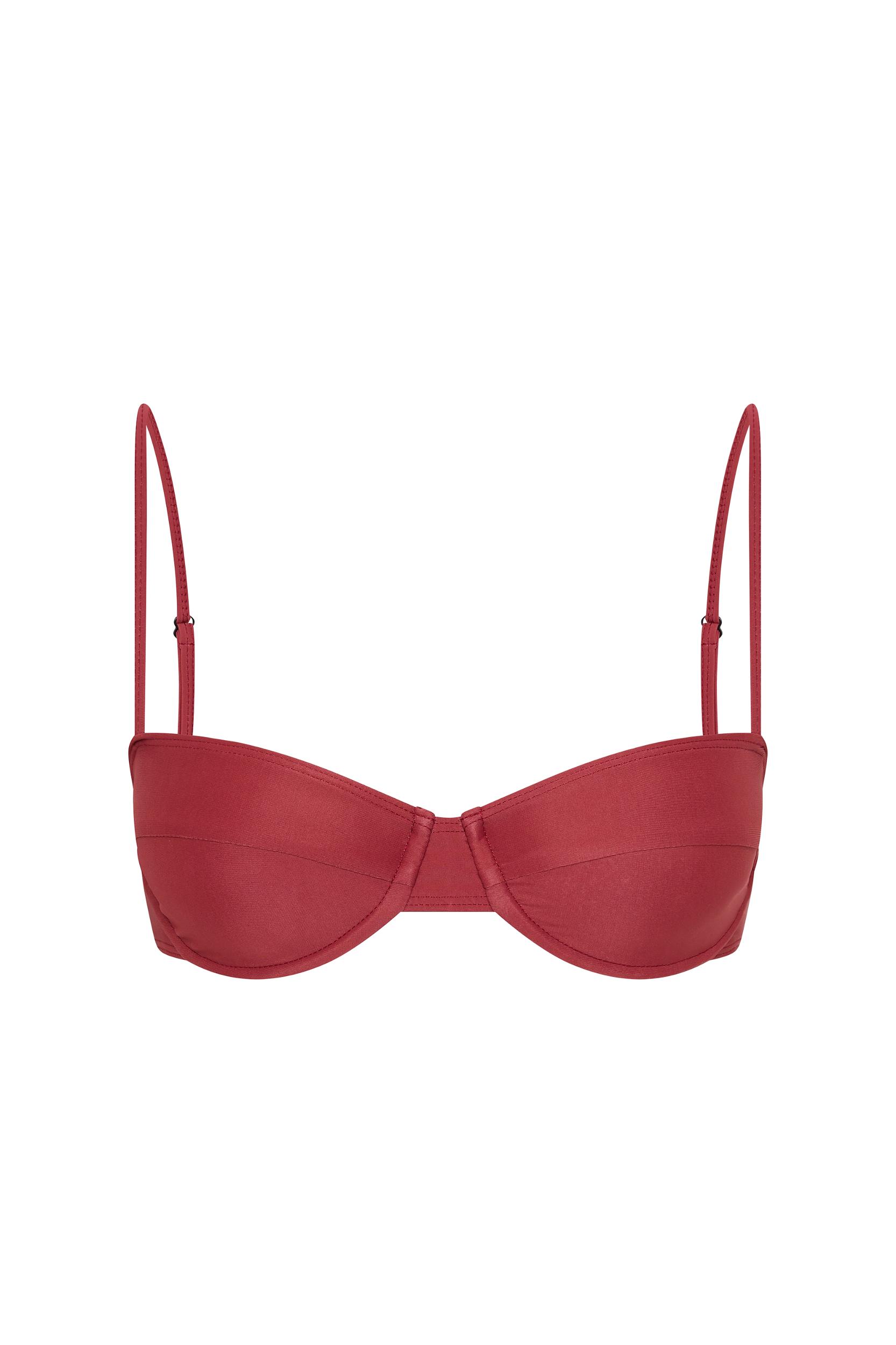 Cabo String One Piece Wine - Final Sale Product Image