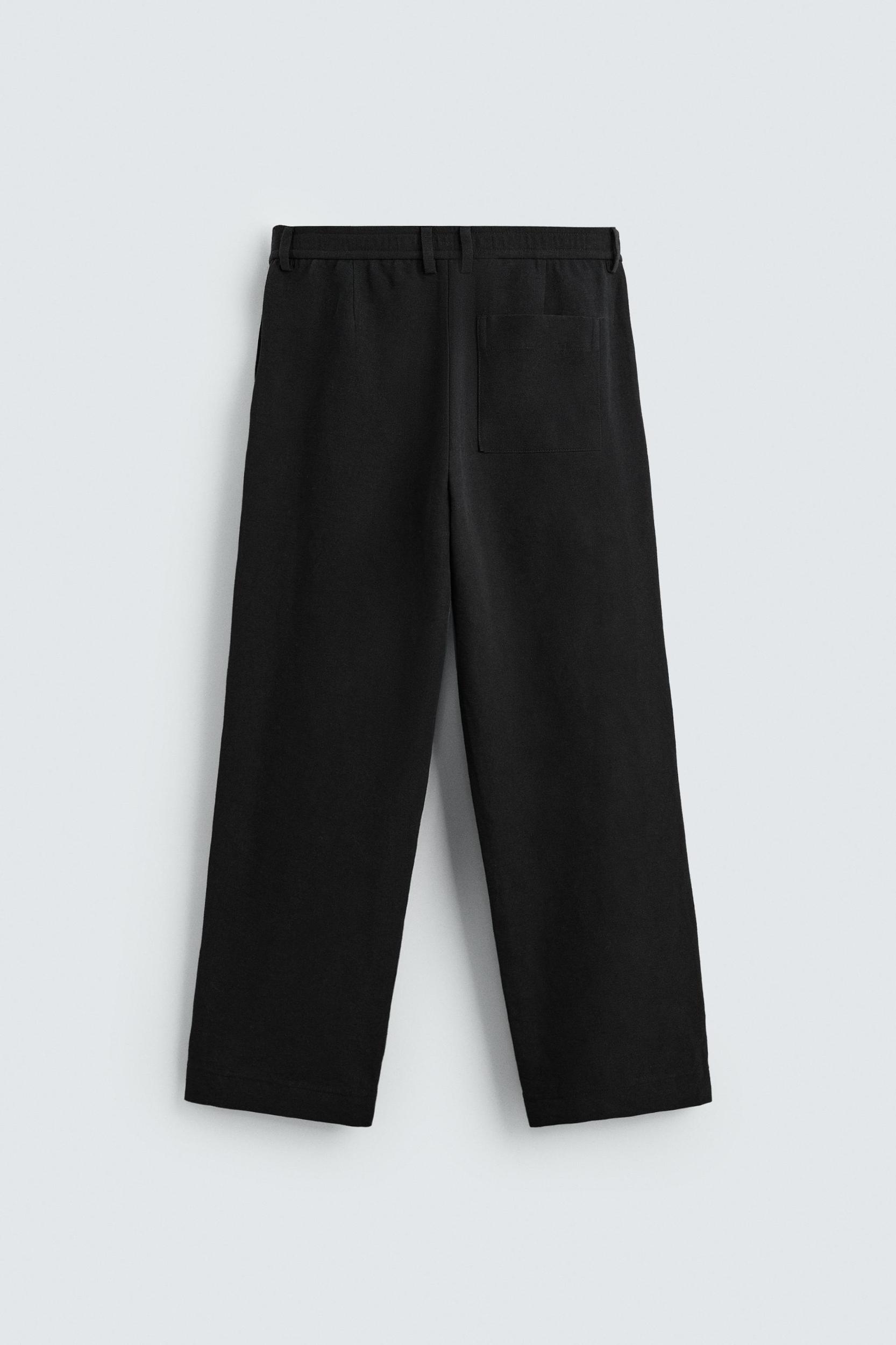 COTTON - LINEN SUIT PANTS Product Image