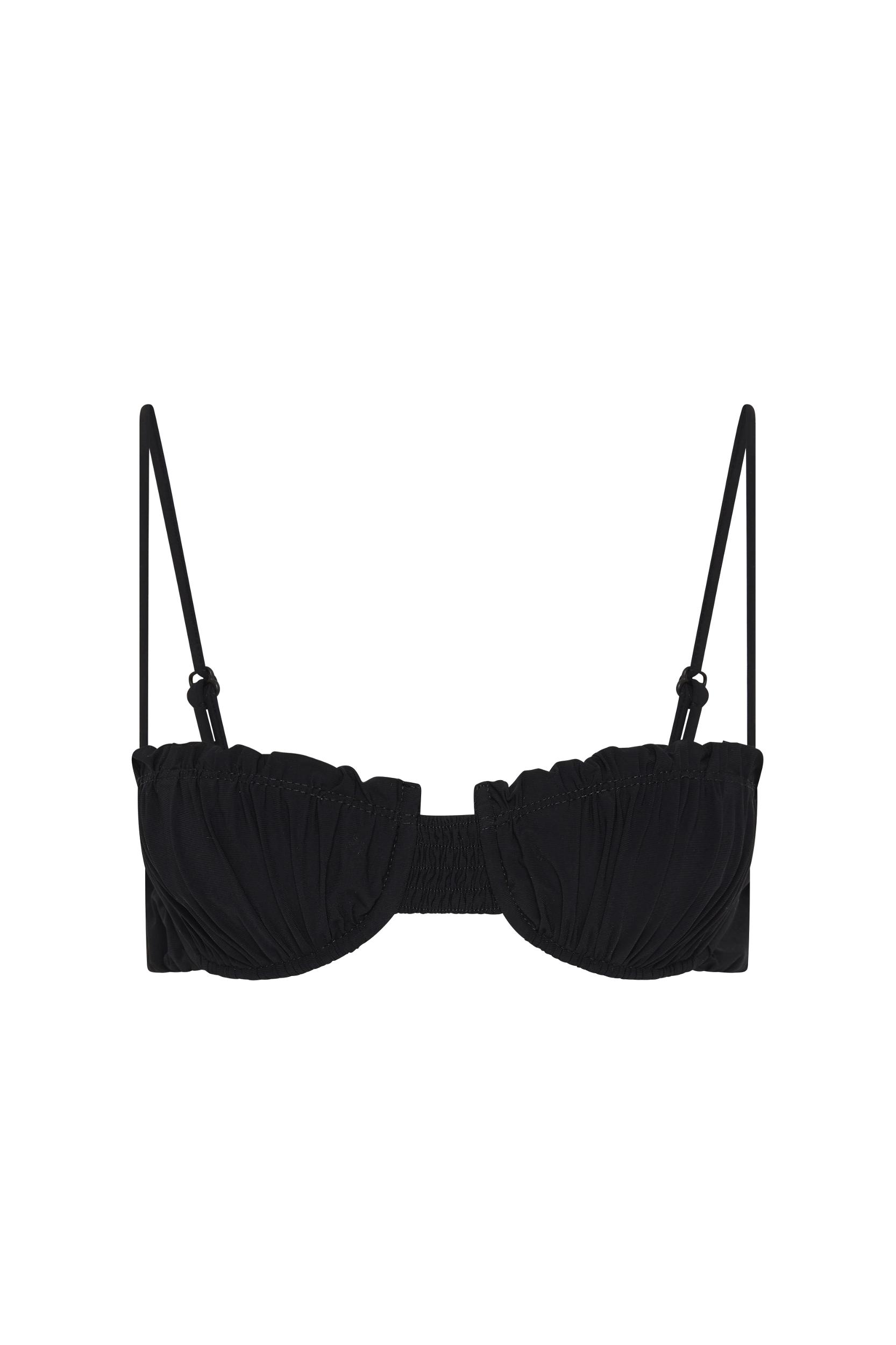 Esterel Bikini Top Black - Final Sale Product Image