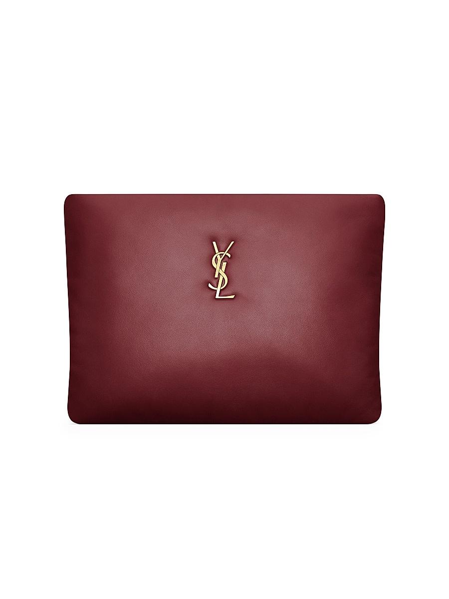 Womens Calypso Large Pouch In Lambskin Product Image