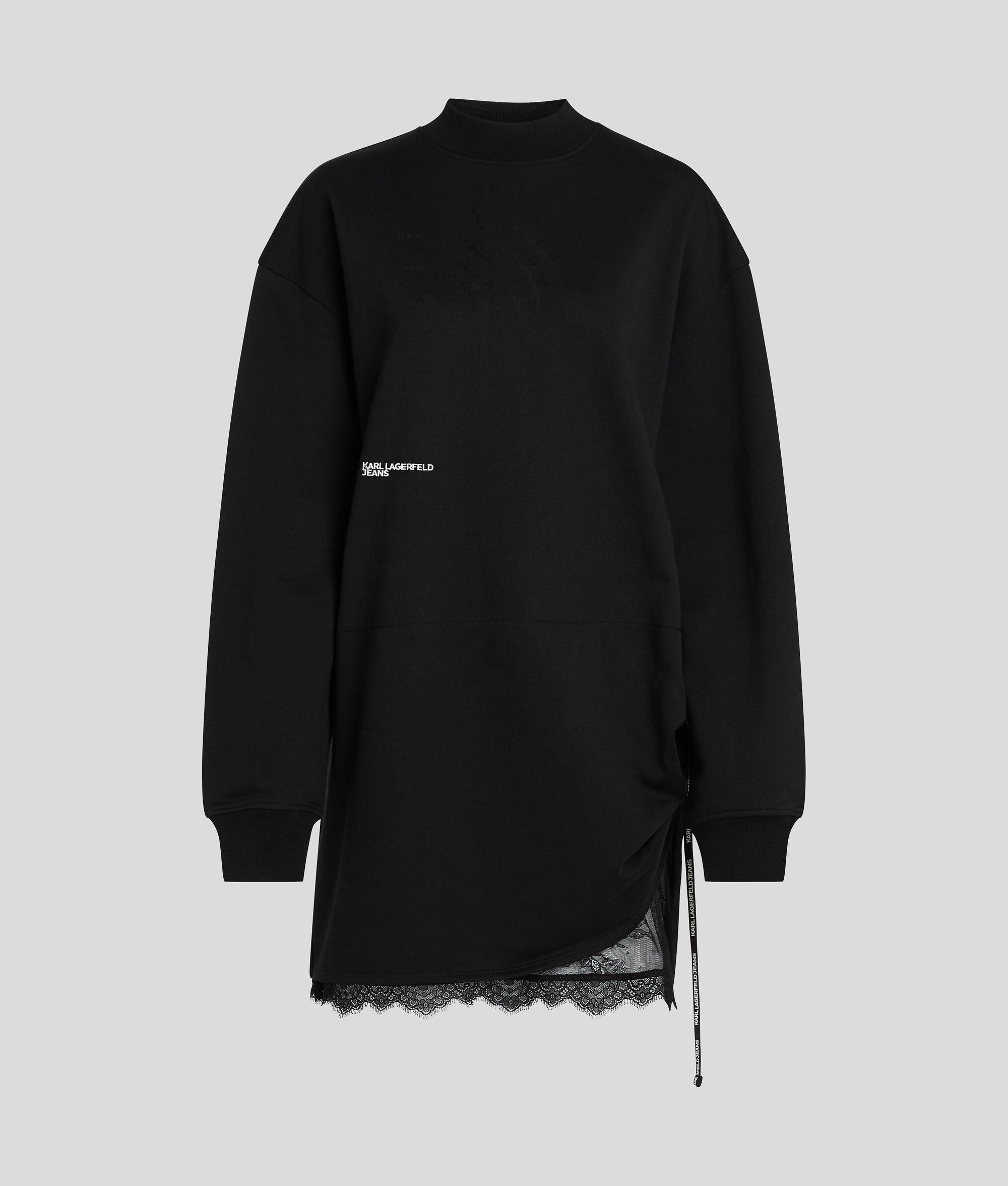 LACE DETAIL SWEAT DRESS Product Image