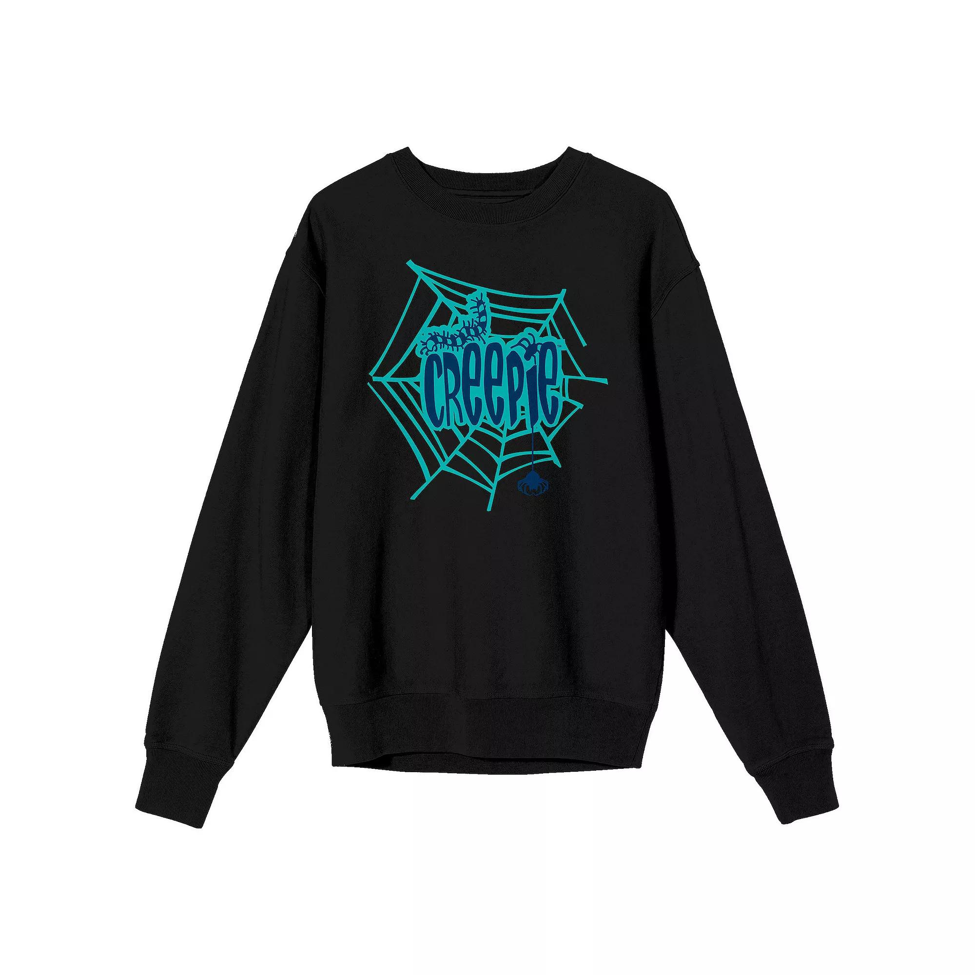 Men's Growing Up Creepie Spiderweb Logo Long Sleeve Graphic Tee,  Product Image