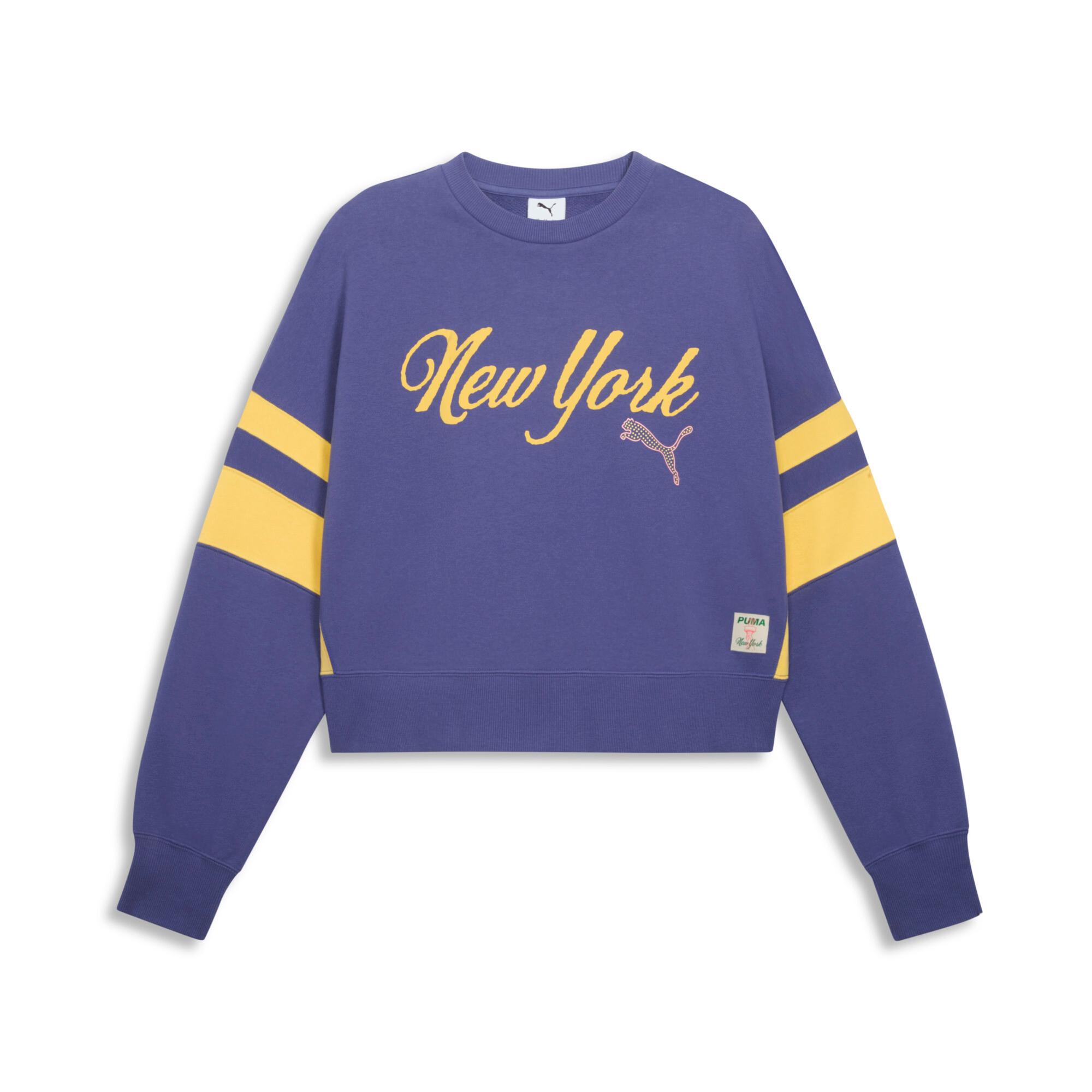 Wardrobe Essentials Bright Lights NYC Flagship Women's Crew Sweatshirt Product Image