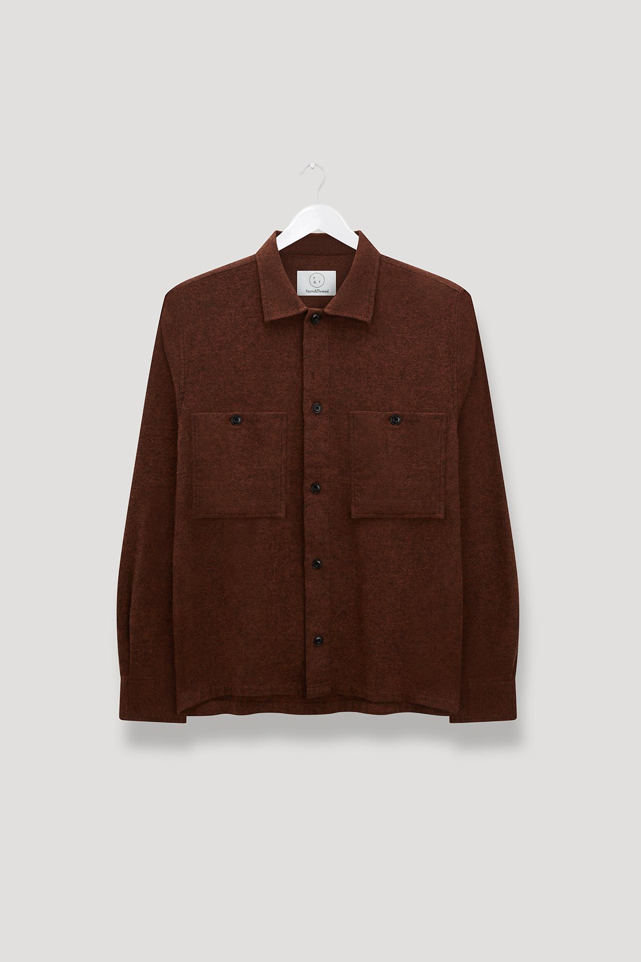 Archive Brushed Form Overshirt Product Image