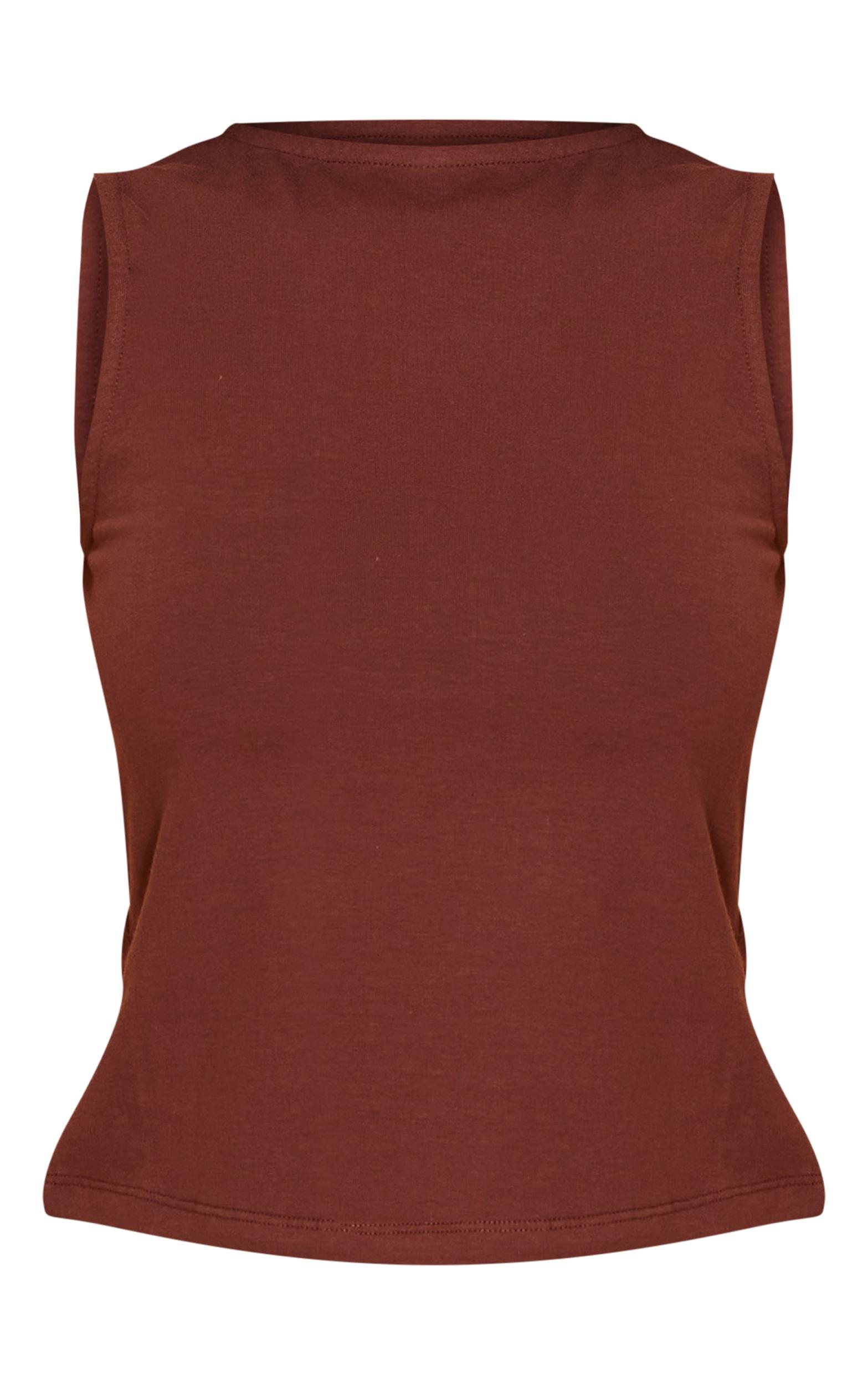 Charcoal Fine Knit  Racer Neck Top Product Image