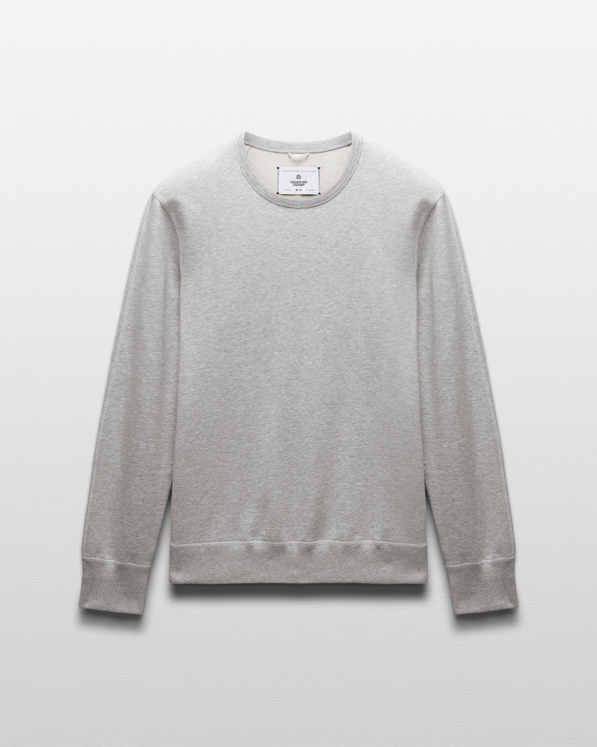 Midweight Terry Slim Crewneck - Vault Male Product Image