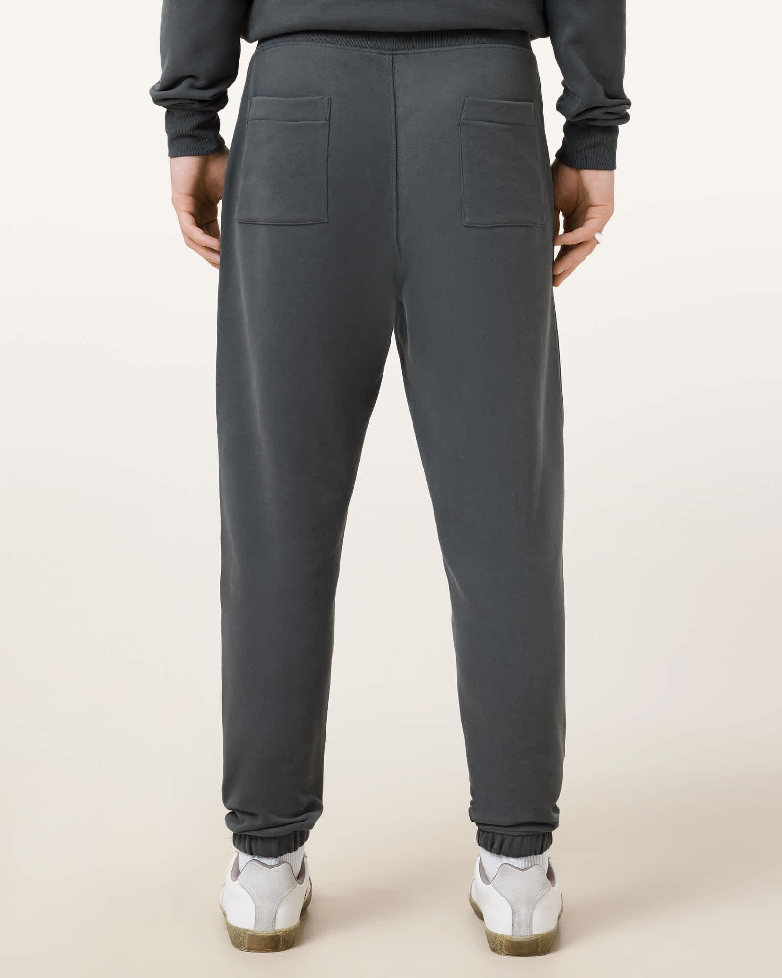 Raven Cuffed Slim Fit Ramskull Sweatpants CARTER GREY | ALLSAINTS US Product Image