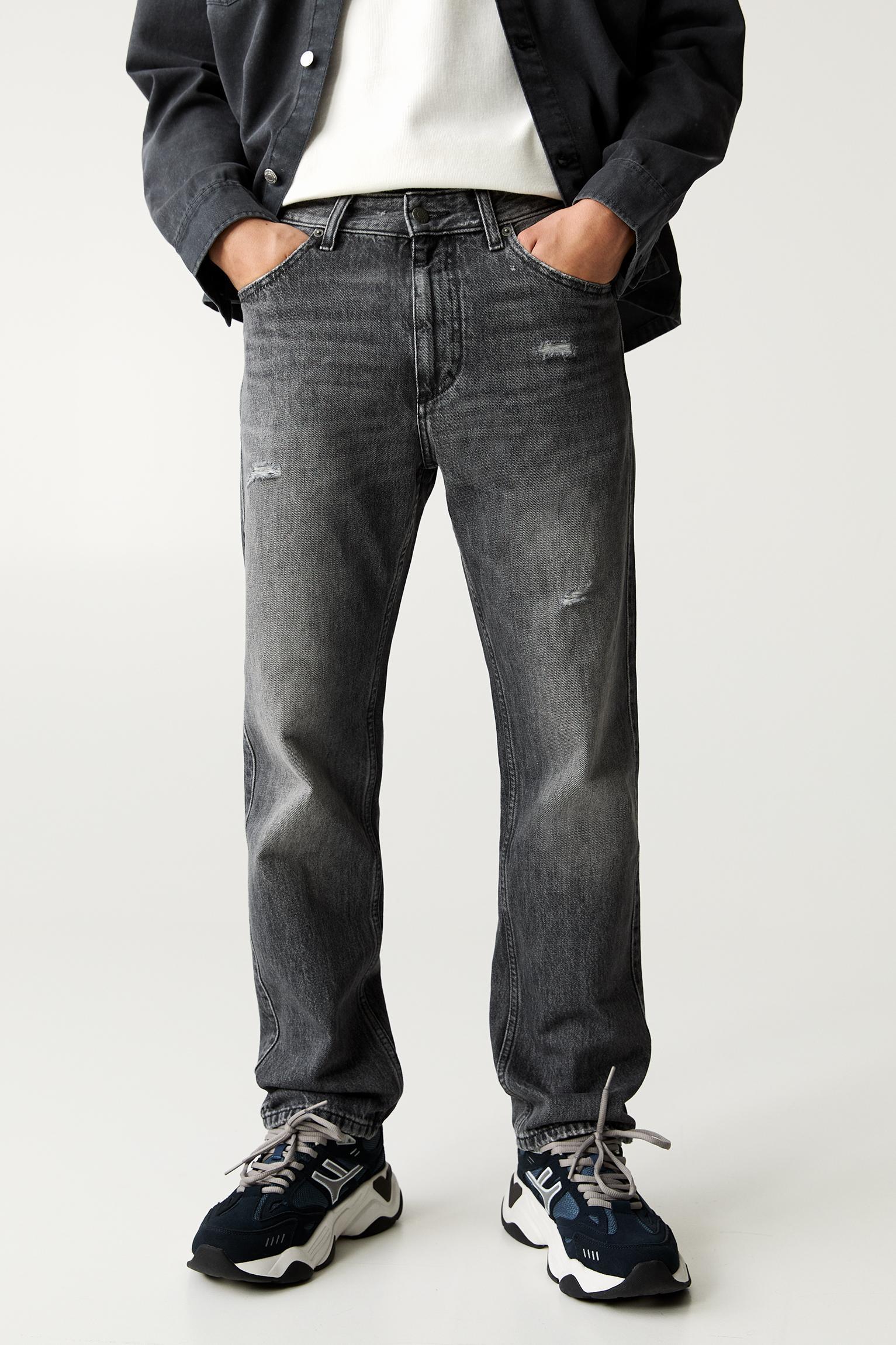Straight fit vintage jeans Product Image
