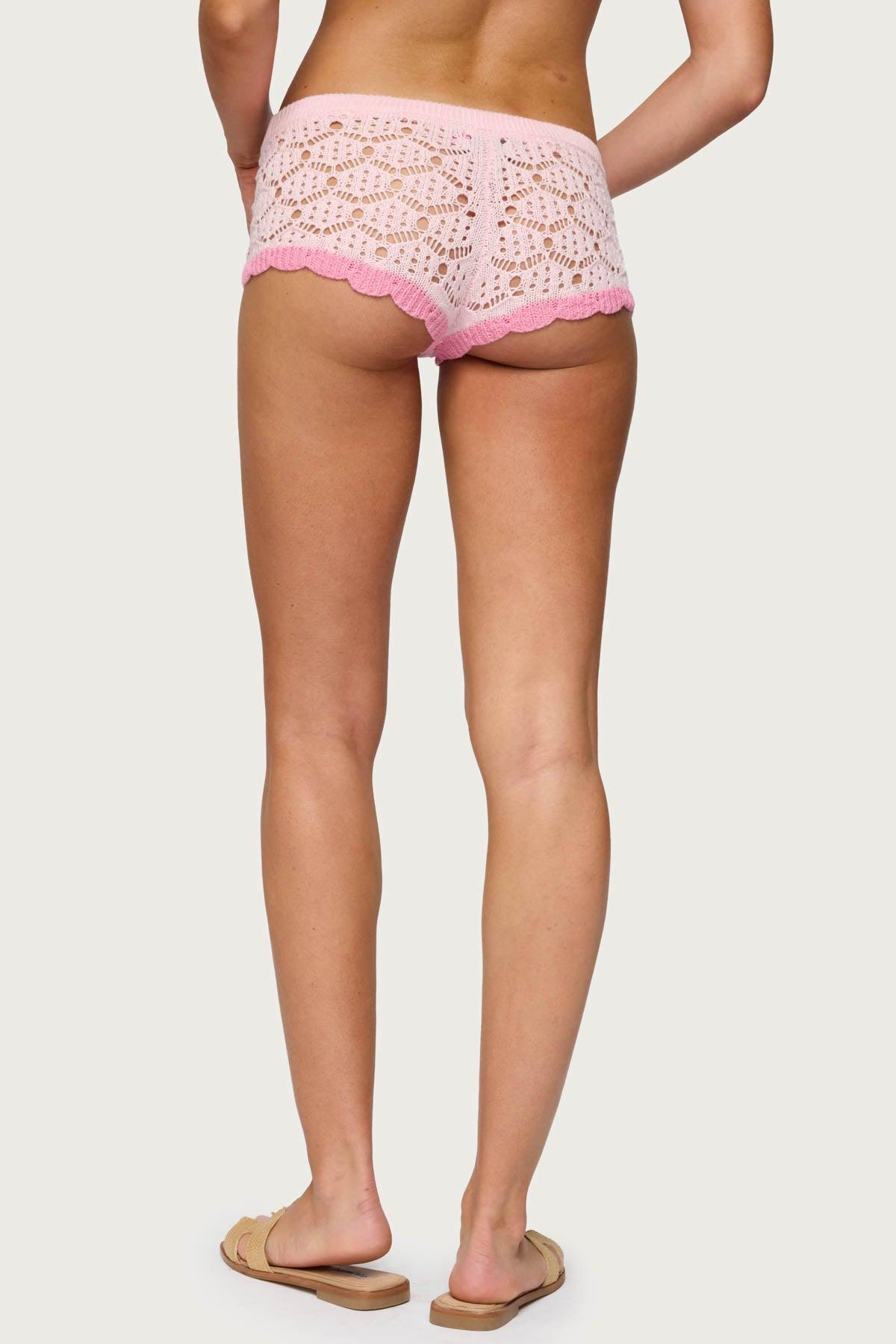 Elisa Open Knit Shorts Product Image