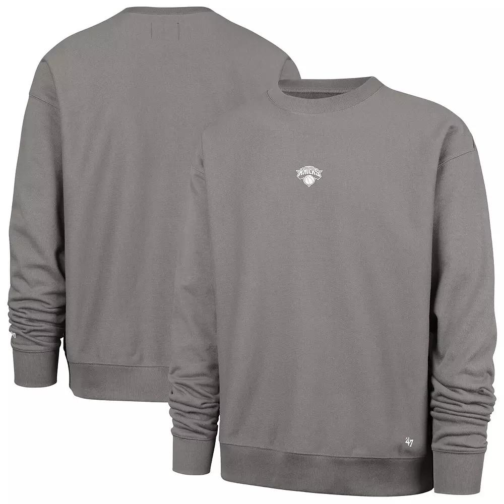 Men's '47 Gray Orlando Magic Offside Foundation Crew Neck Sweatshirt,  Product Image