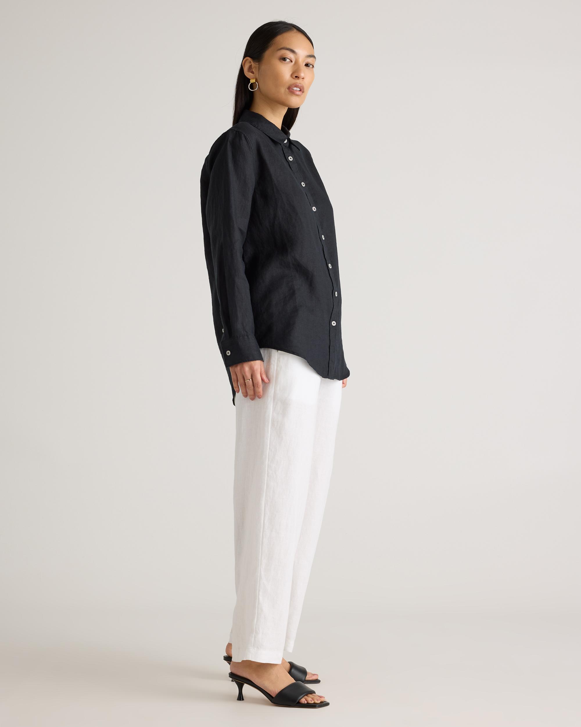 Quince | Women's Long Sleeve Shirt Linen Product Image