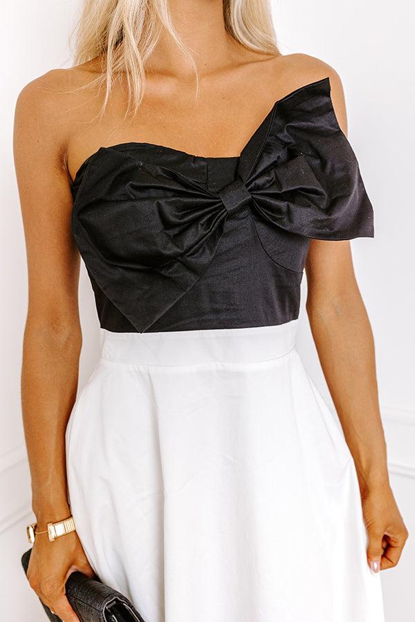 Prosecco Perfection Strapless Midi Dress Product Image