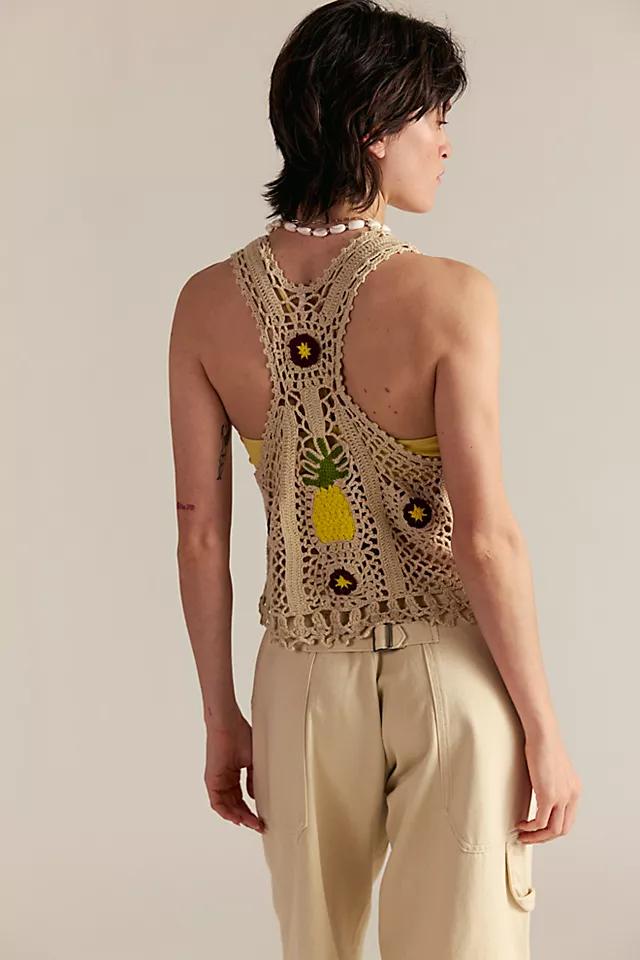 Bali Pineapple Crochet Top Product Image