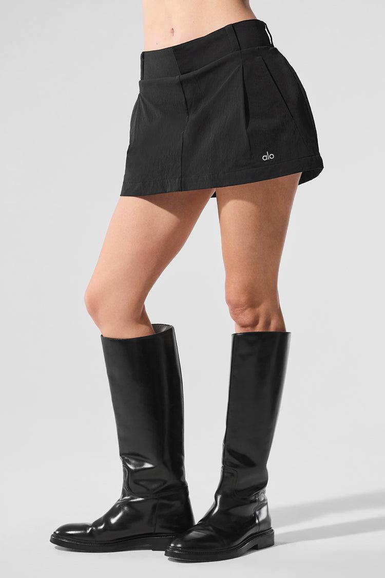 Fan Club Mini Skirt - Black Product Image