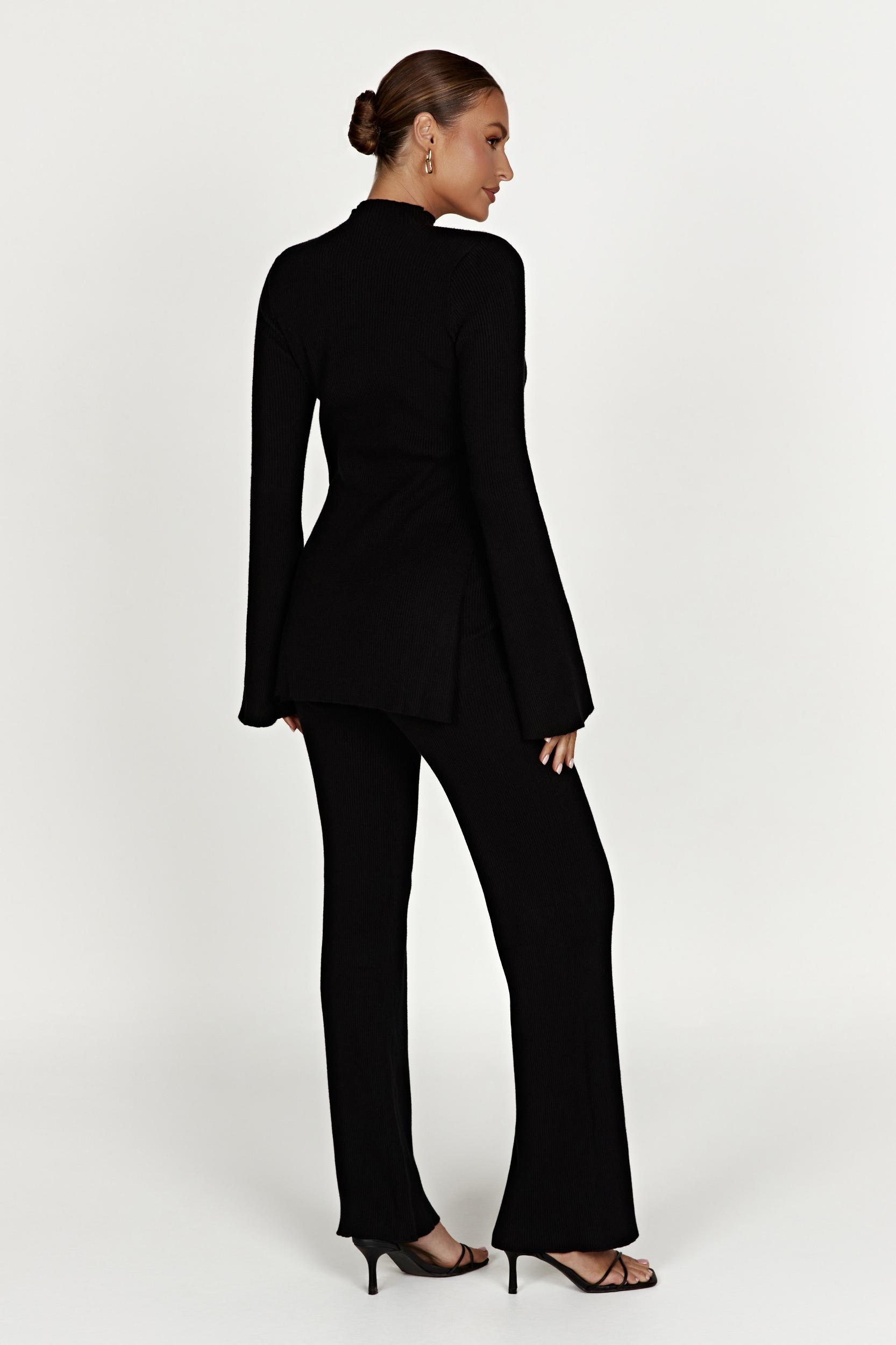 Jovie Knit Pants - Black Product Image