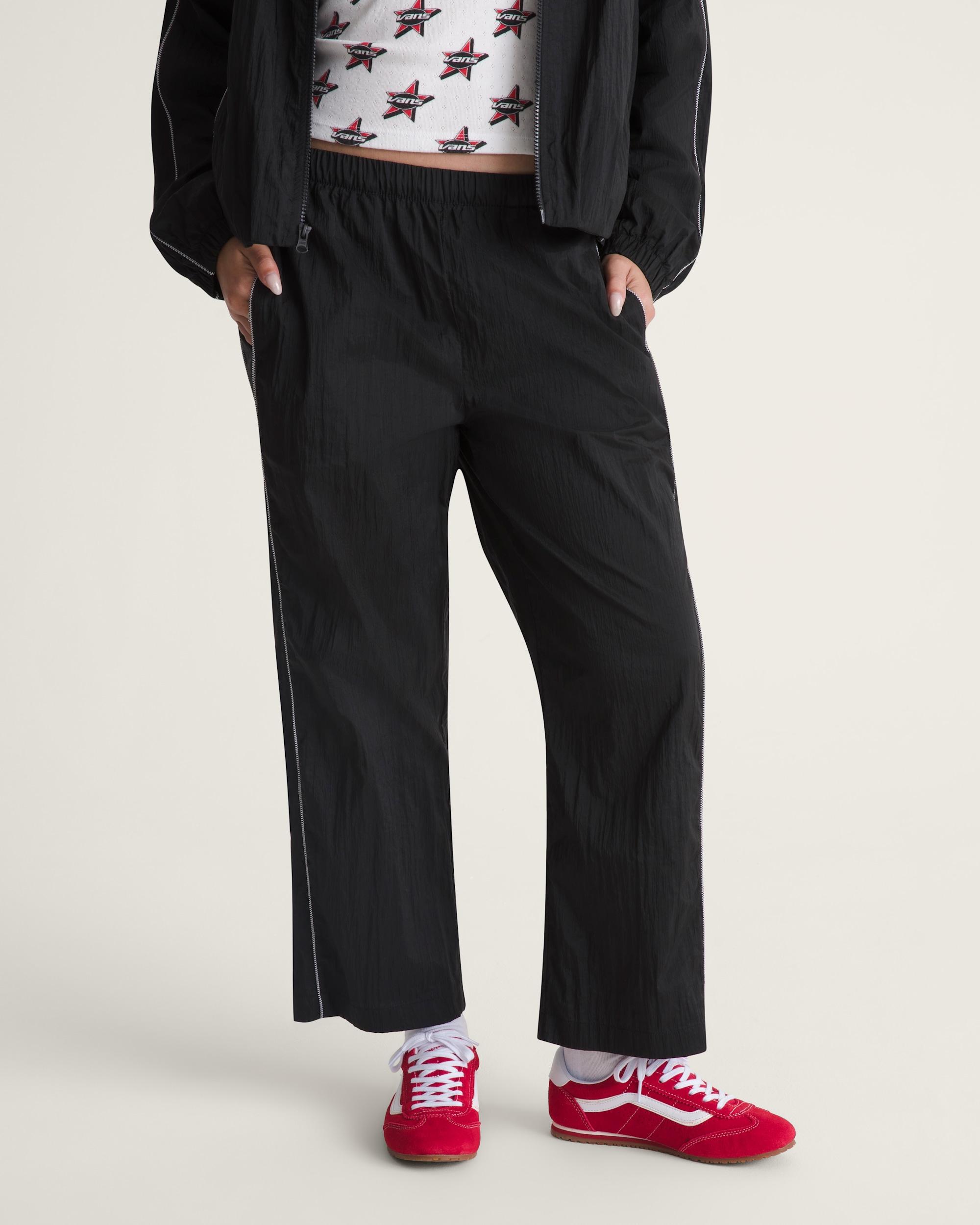 Nyla Track Pants in Black| Vans US Product Image