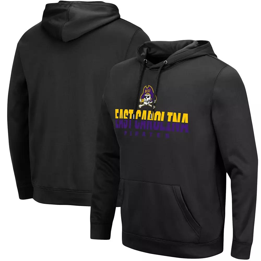 Men's Colosseum Black ECU Pirates Lantern Pullover Hoodie,  Product Image