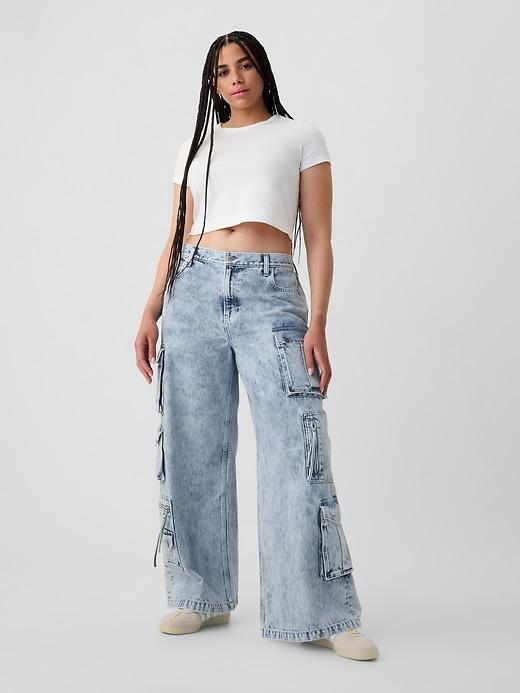 Mid Rise UltraSoft Baggy Jeans Product Image