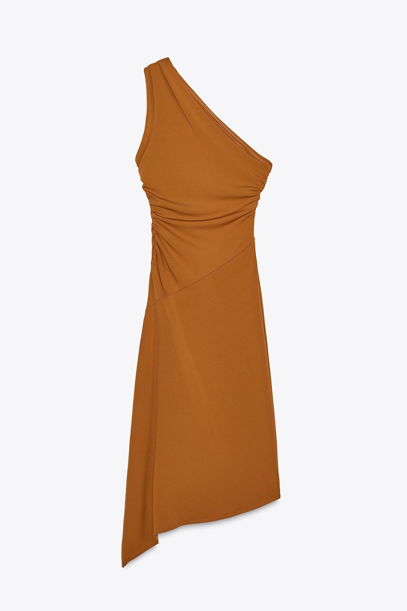 ASYMMETRIC ZIPPER DRESS Product Image