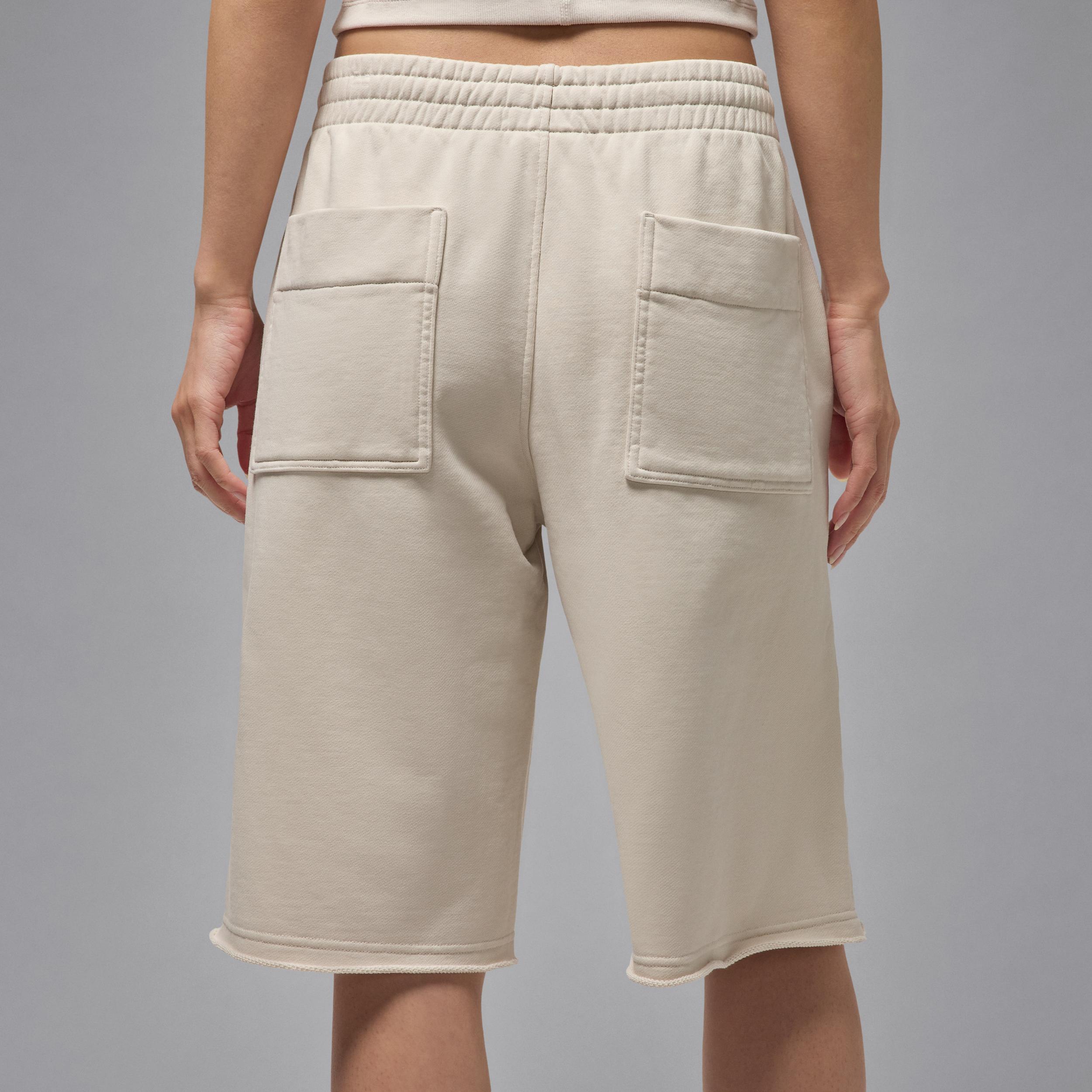 Womens Jordan Flight Fleece French Terry Big Shorts | IB9858-010 Product Image