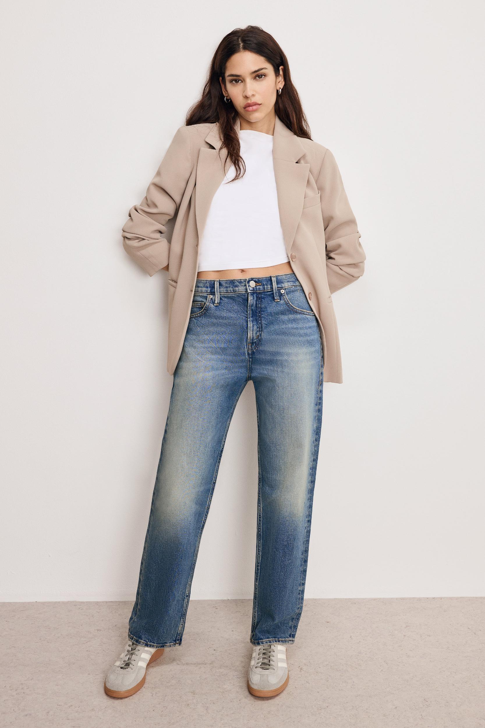 GOOD RELAXED STRAIGHT JEANS | INDIGO868 Product Image