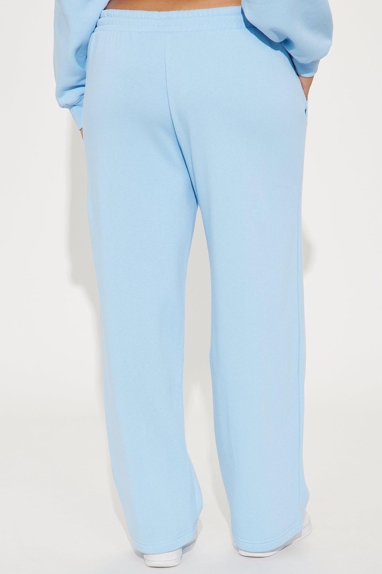 Von Dutch Distressed Wide Leg Pant - Blue Product Image