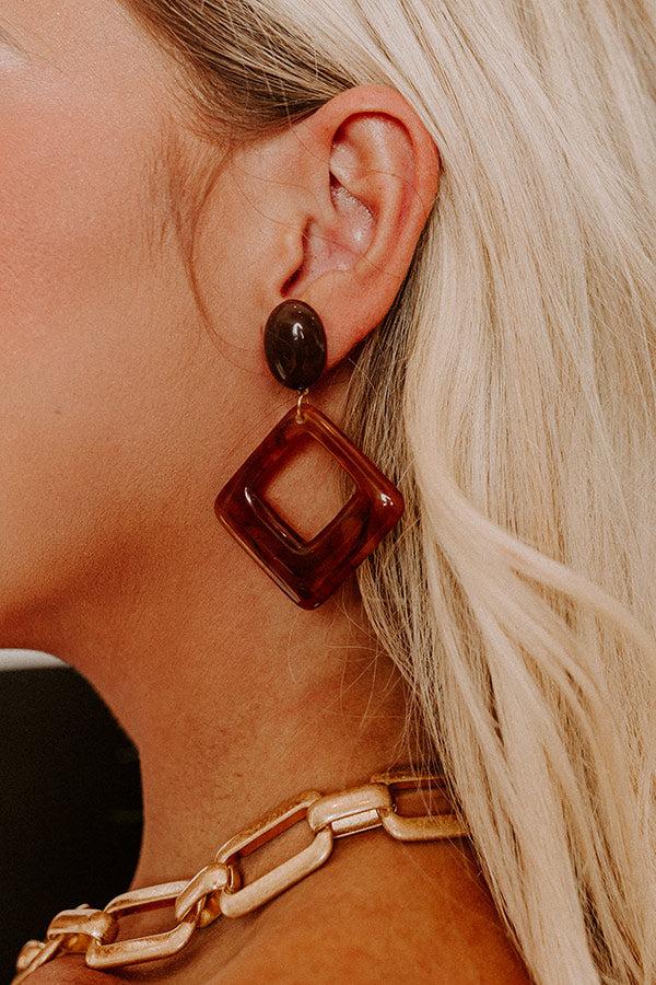 Sweet Stolen Moments Earrings In Maple Product Image