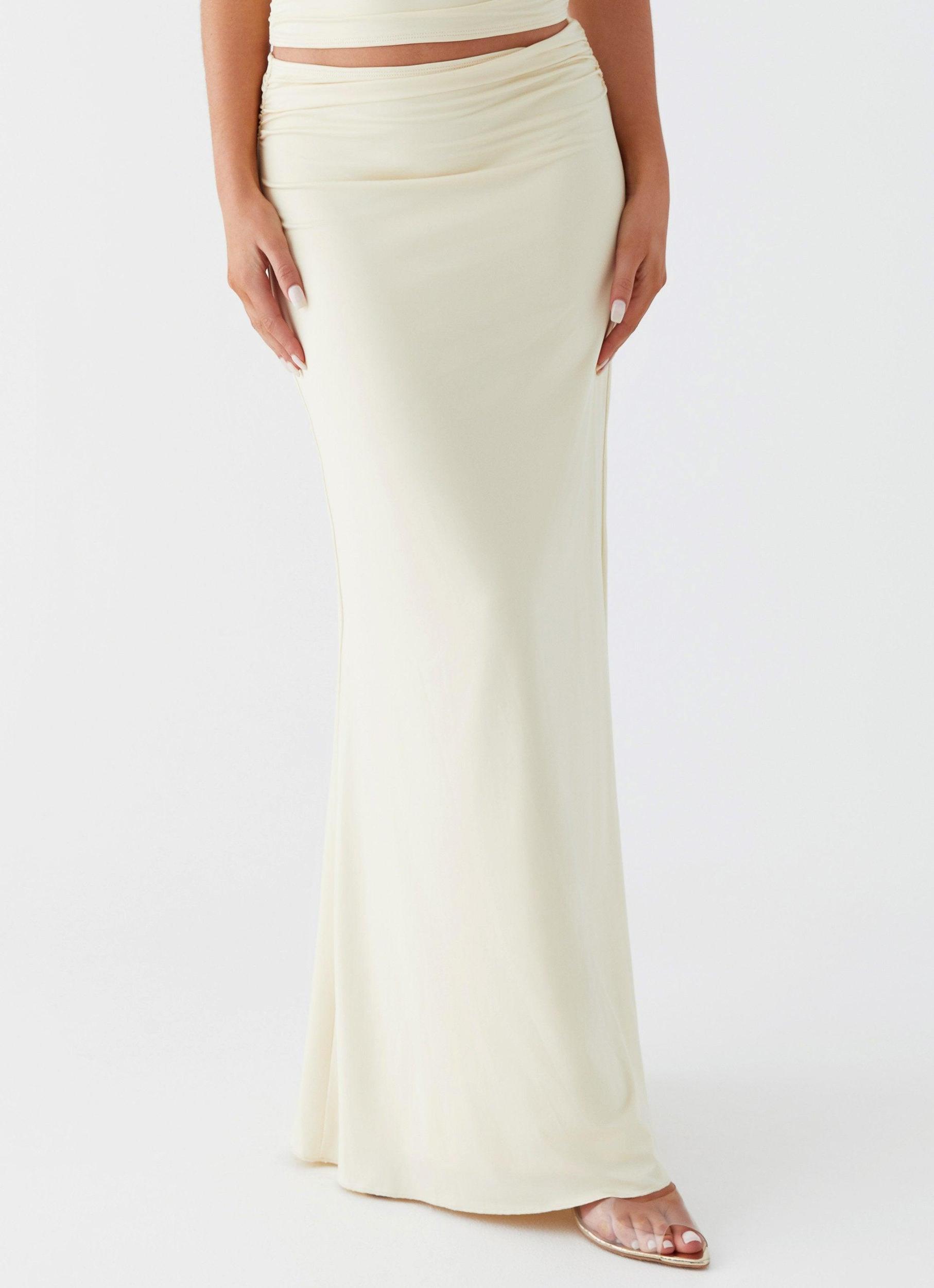 Rayne Maxi Skirt - Yellow Product Image