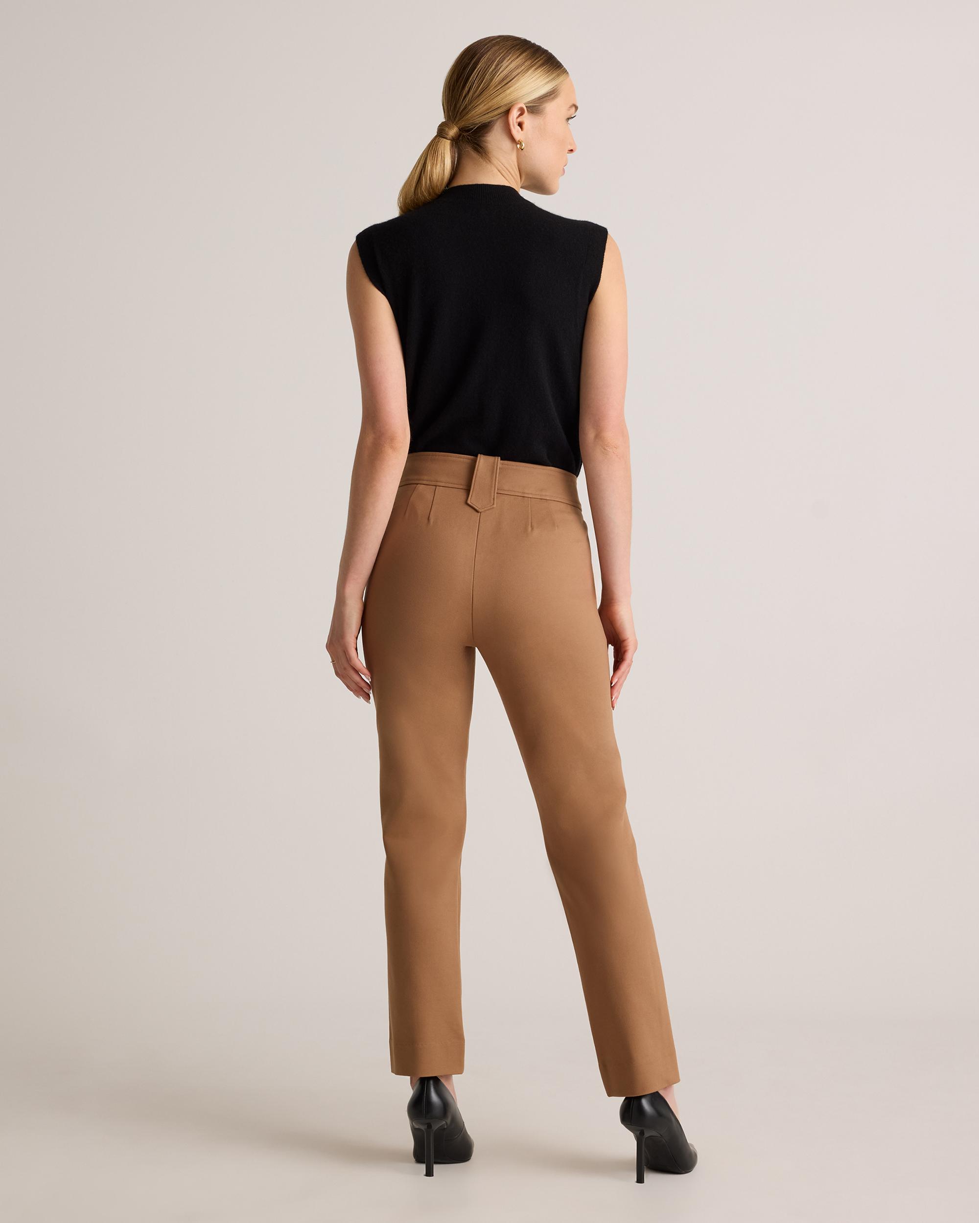 Quince | Women's Ultra-Stretch Ponte Straight Leg Mariner Pants Size XL, Rayon Product Image
