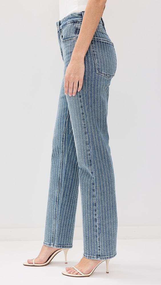 Good American Good Icon Rhinestone Jeans | Shopbop Product Image