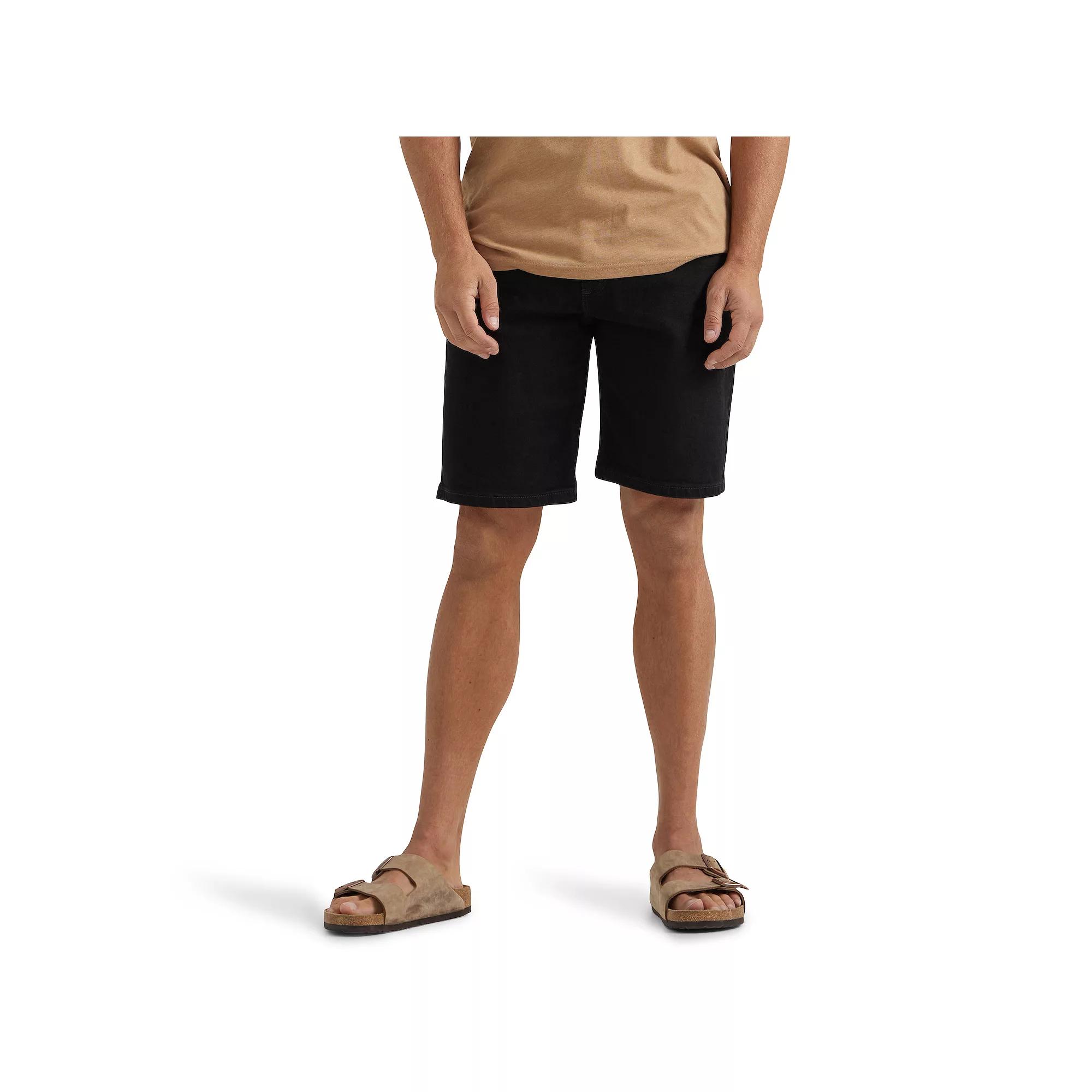 Men's Wrangler 10.5" Regular-Fit Jean Shorts, Size: 30, Black Product Image