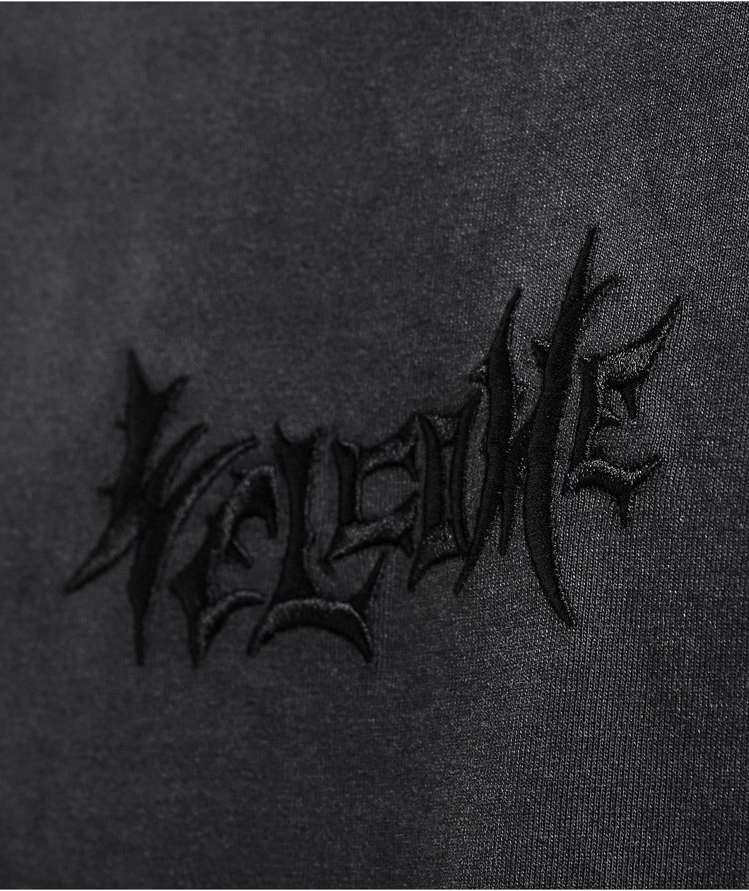 Welcome Vamp Enzyme Black Wash T-Shirt Product Image