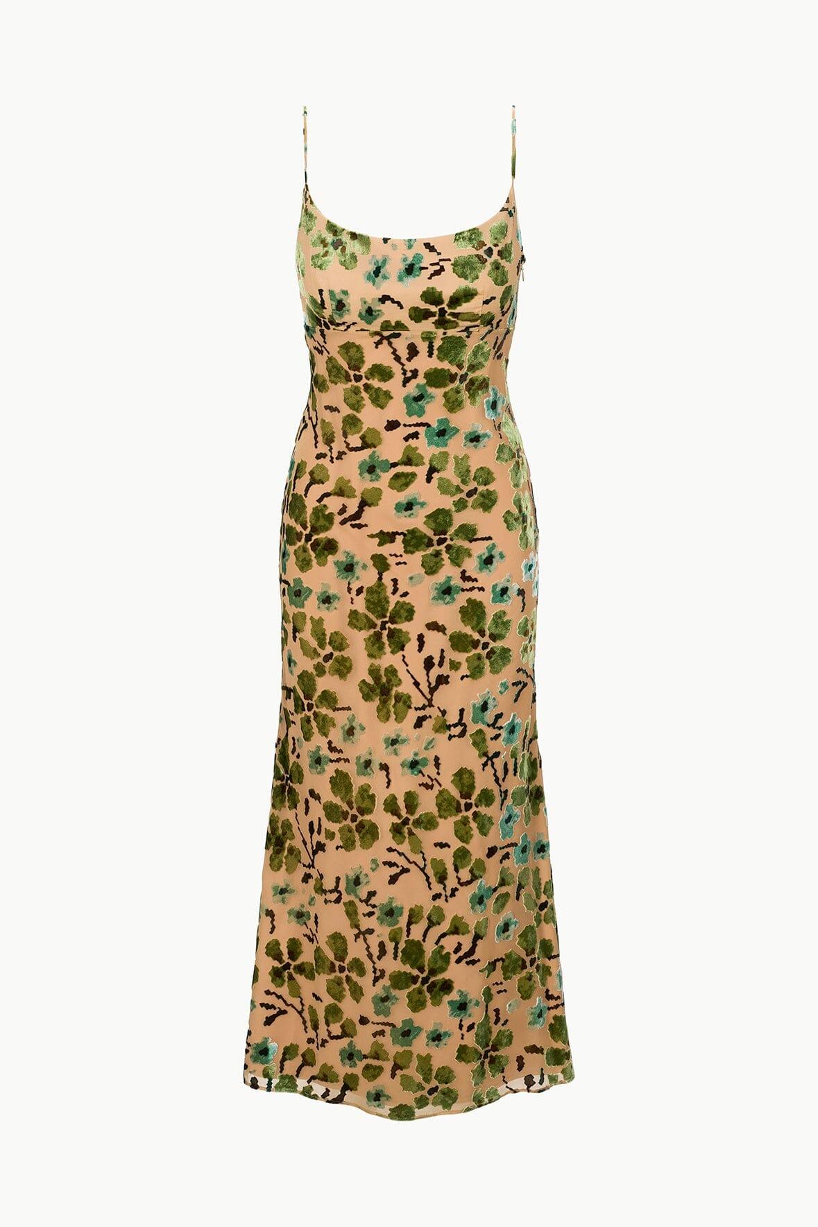 DIANNA DRESS | MOSS FLORAL TAPESTRY Product Image