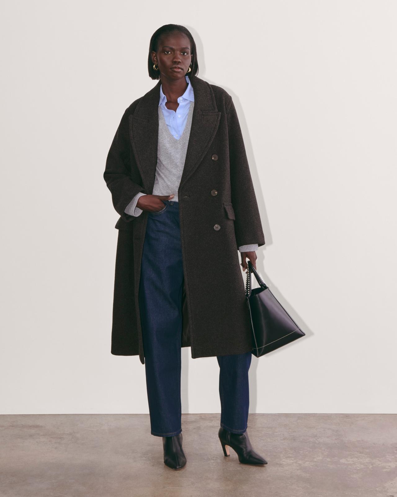 Womens Double-Breasted Coat in Wool by Everlane Product Image