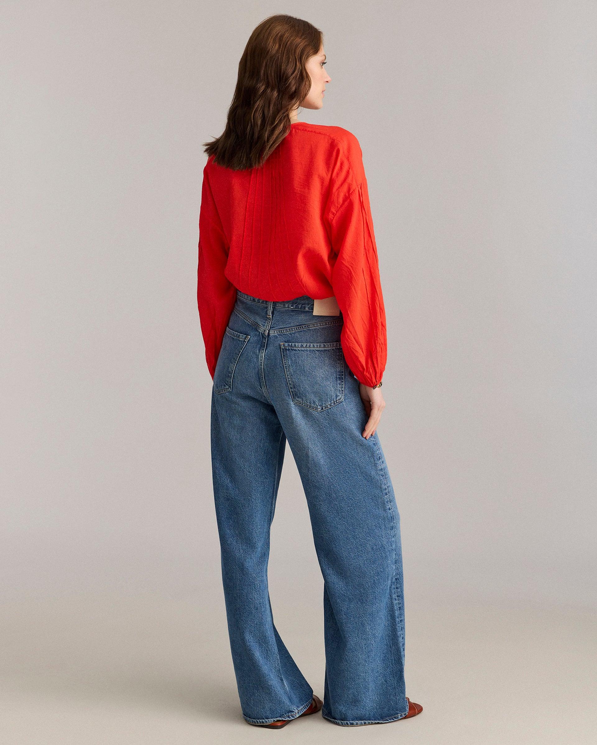 Sunray Pintuck Blouse -  Product Image