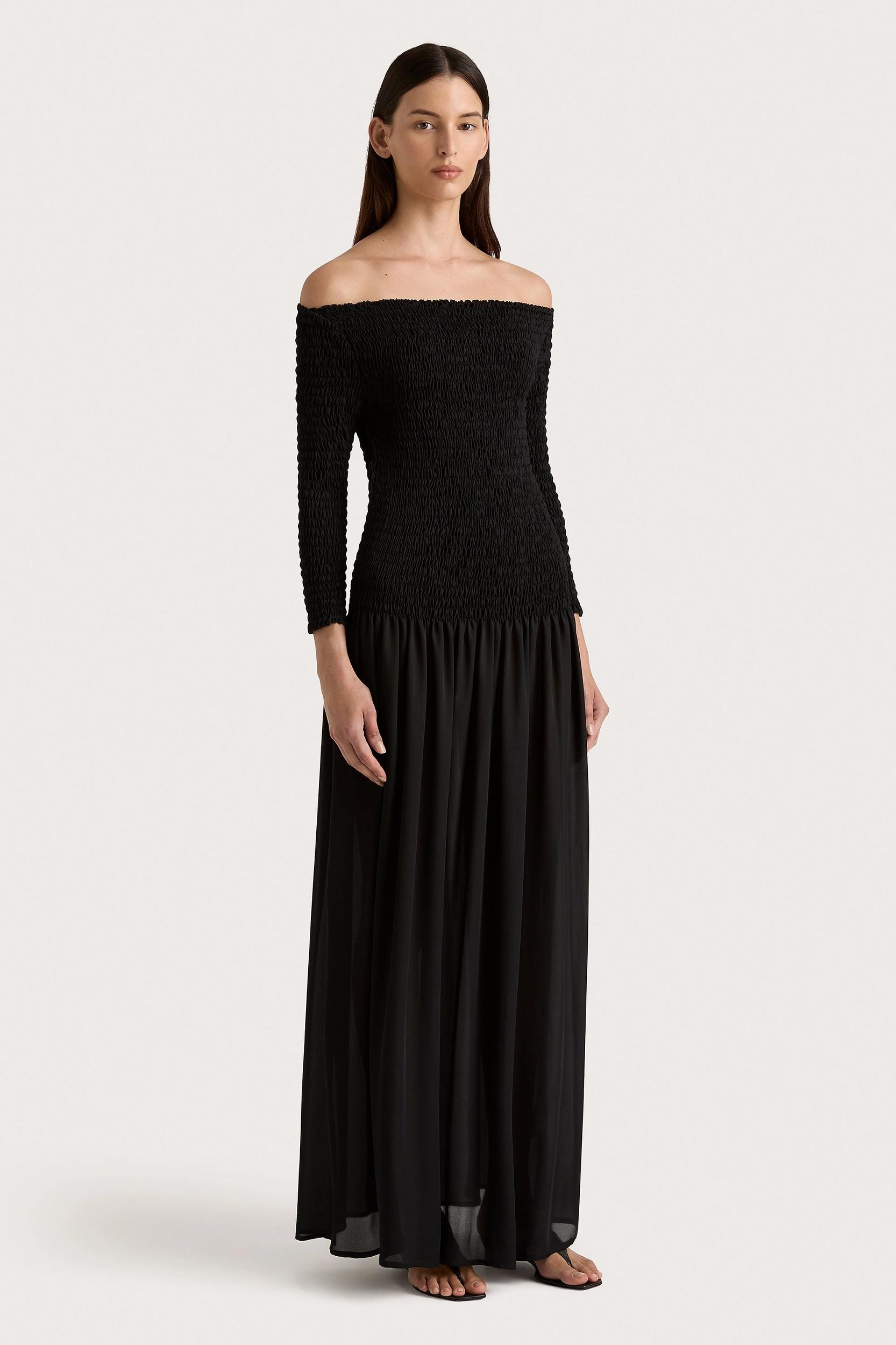 Amandine Maxi Dress Black - Final Sale Product Image