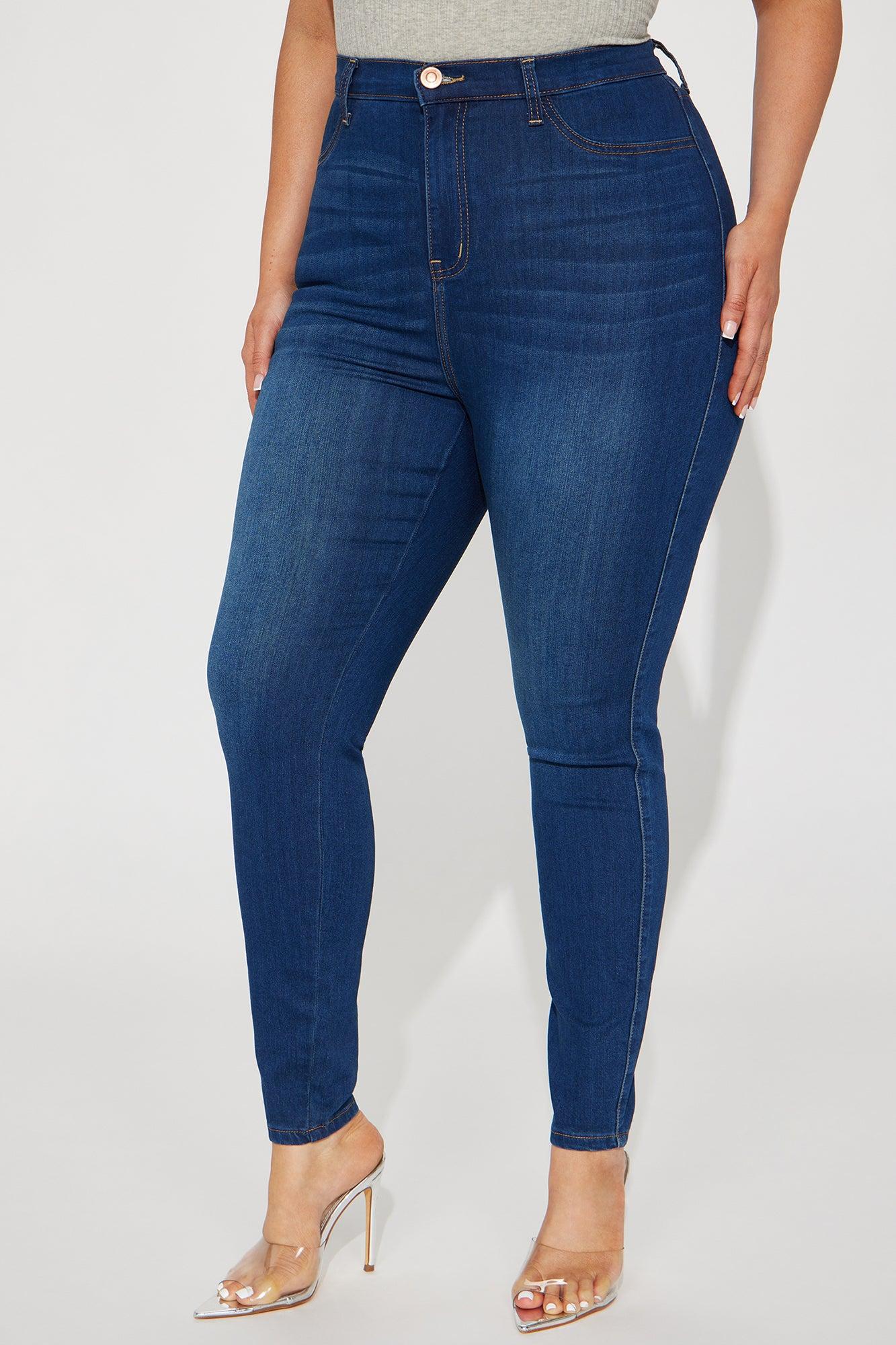 Emma Super Stretch High Rise Skinny Jean - Medium Wash Product Image