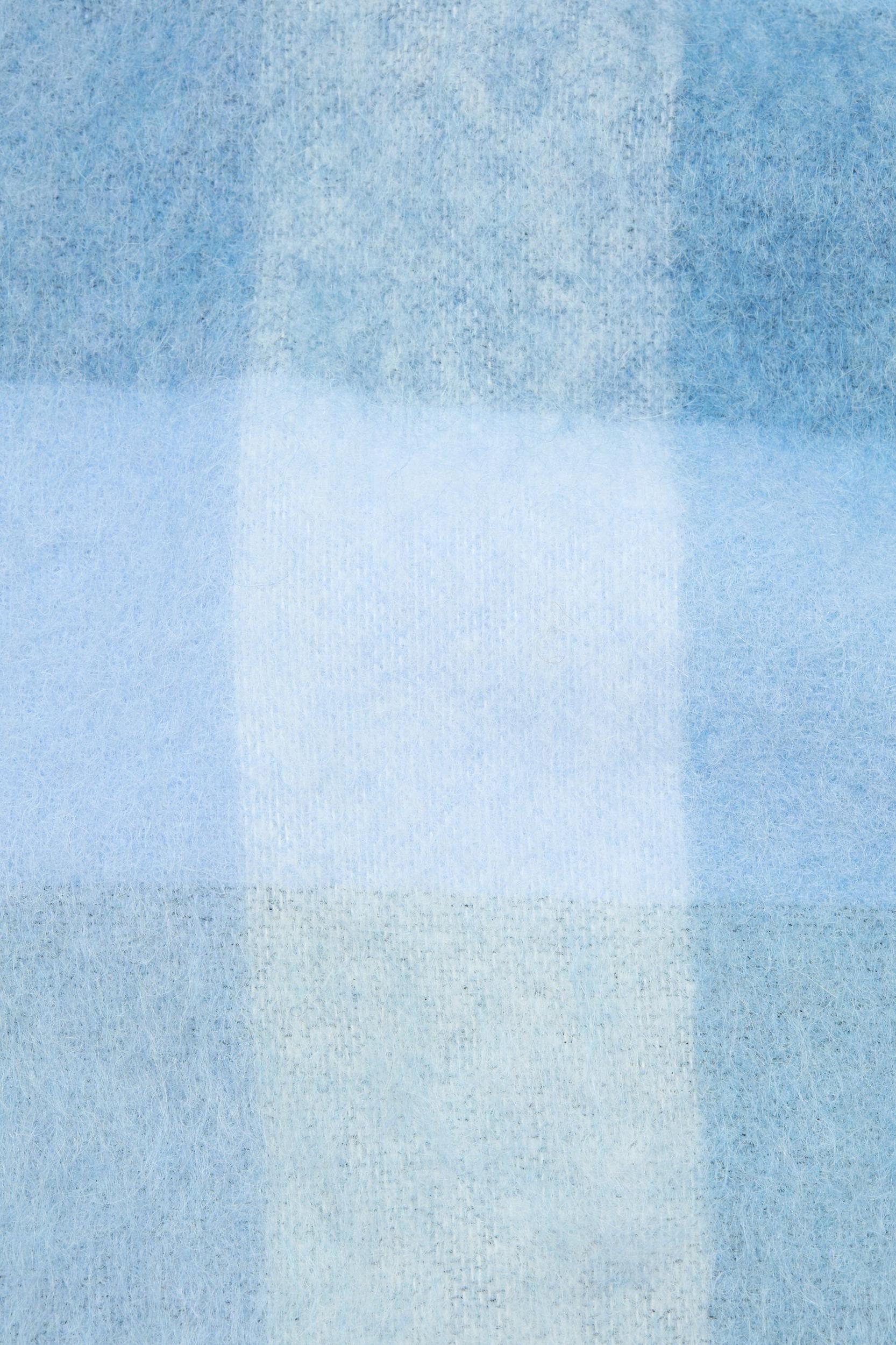 Mohair checked scarf Product Image
