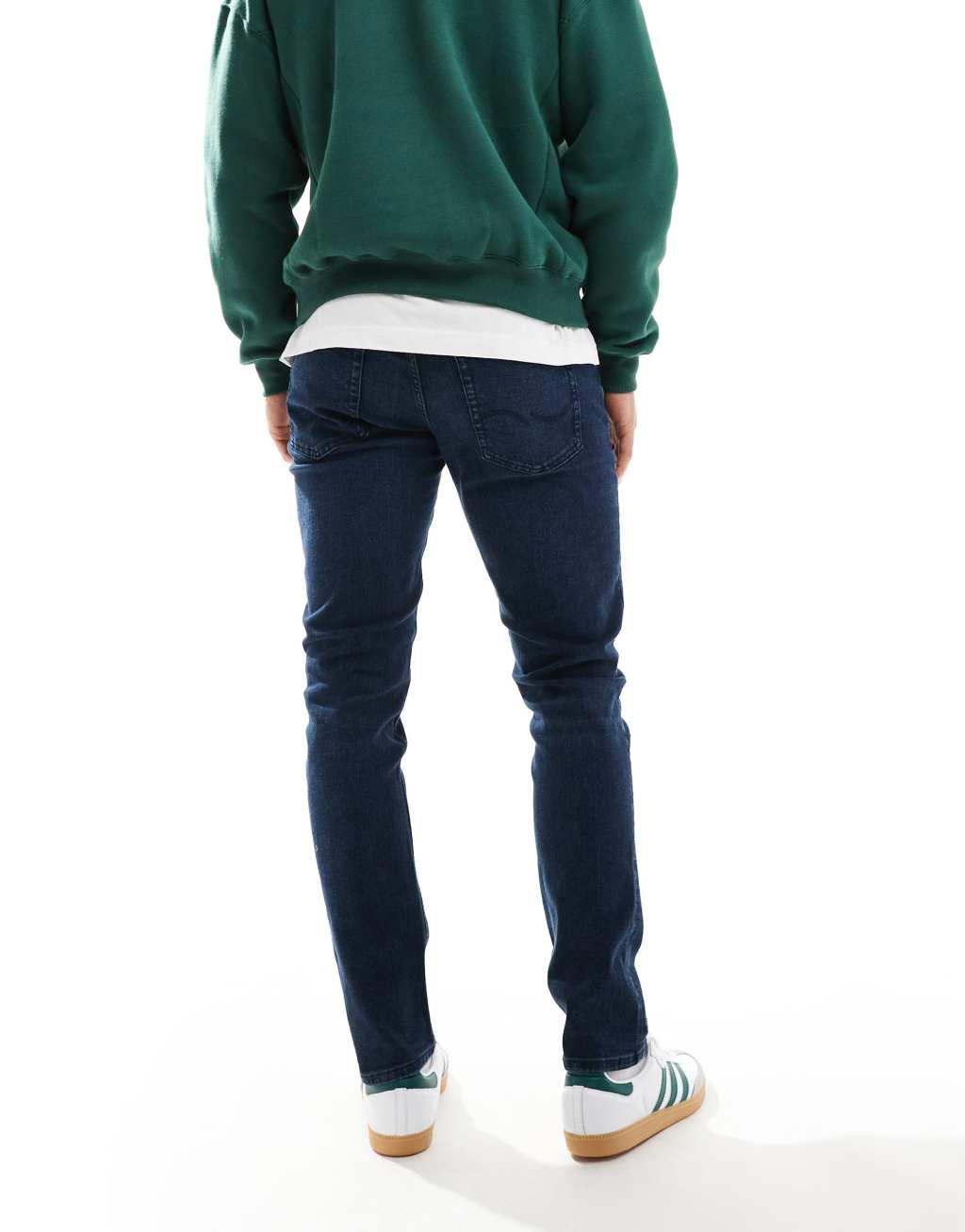 Jack & Jones Glenn slim jean in dark blue black Product Image