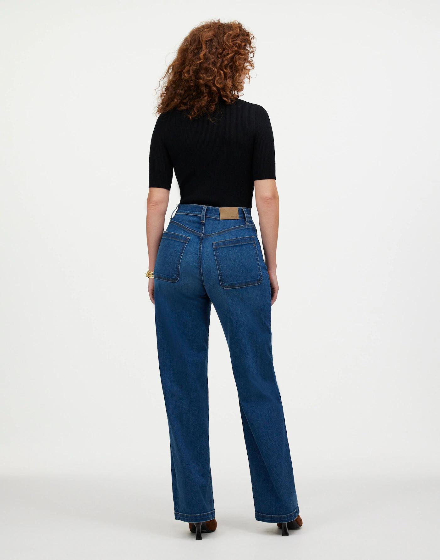 The Curvy Emmett Wide-Leg Jean: Patch Pocket Edition Product Image
