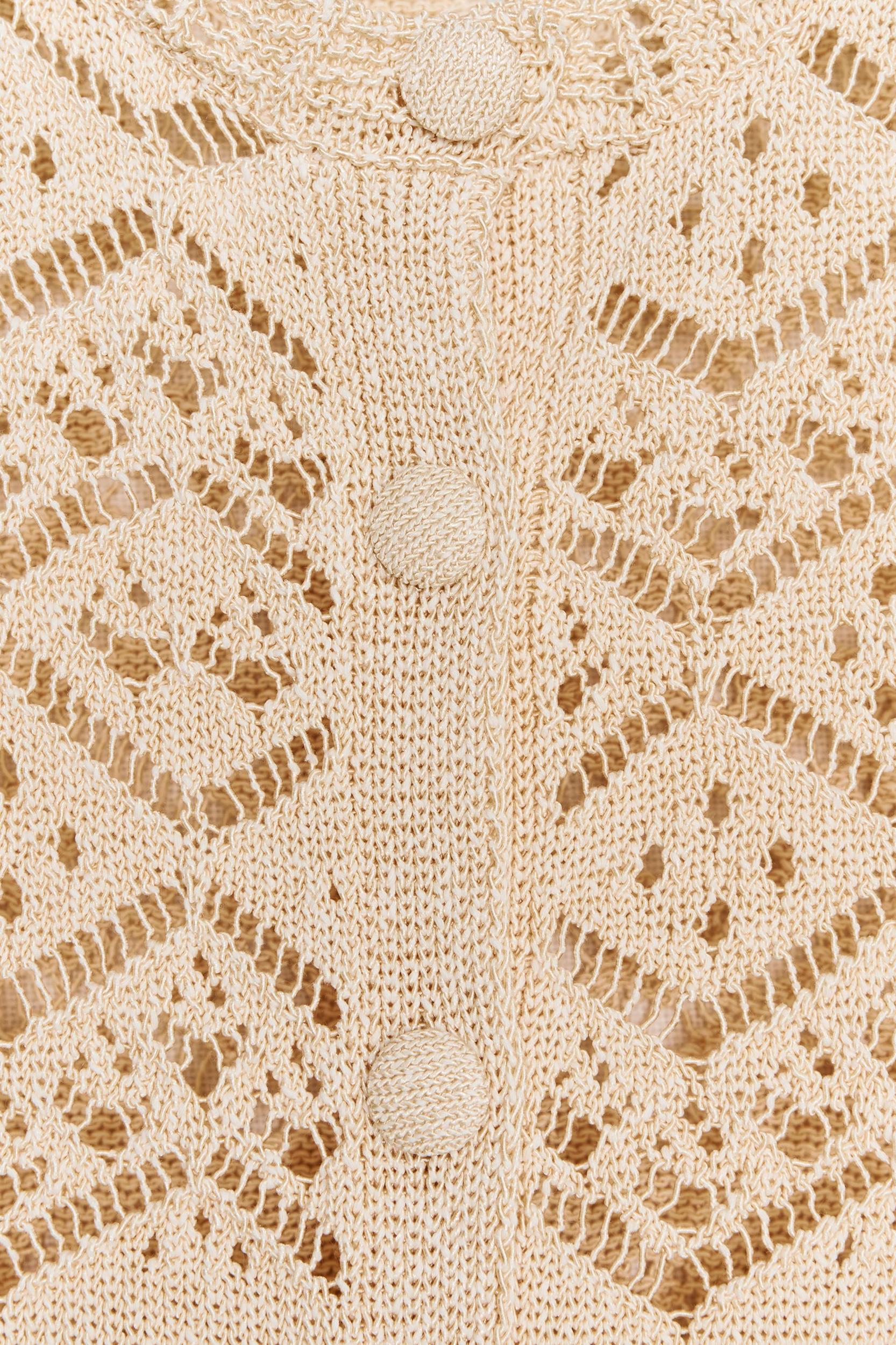 POINTELLE KNIT CARDIGAN Product Image