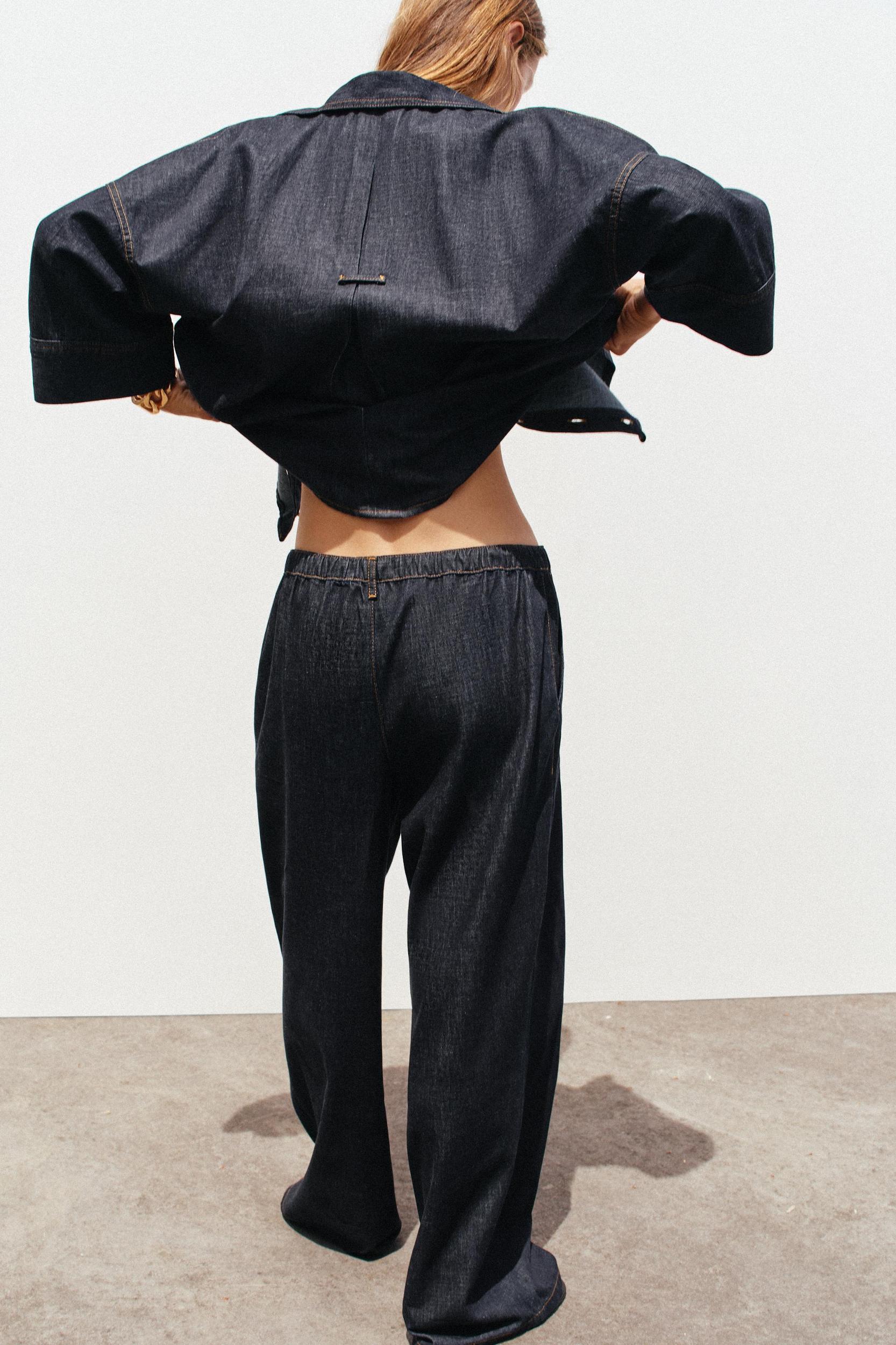 Z1975 HIGH RISE WIDE LEG JOGGER JEANS Product Image