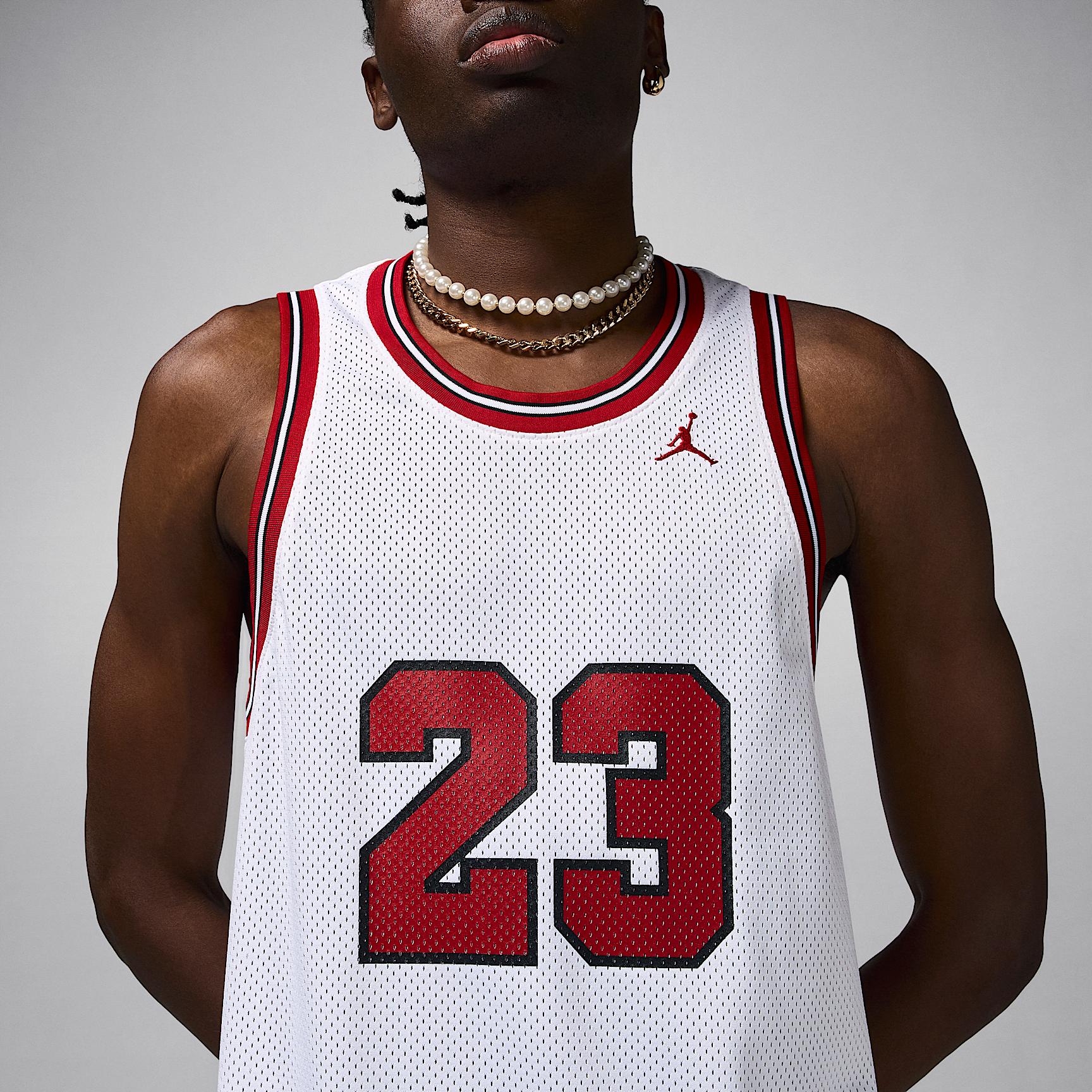 Mens Jordan Essentials Summer Jersey | HF9375-100 Product Image