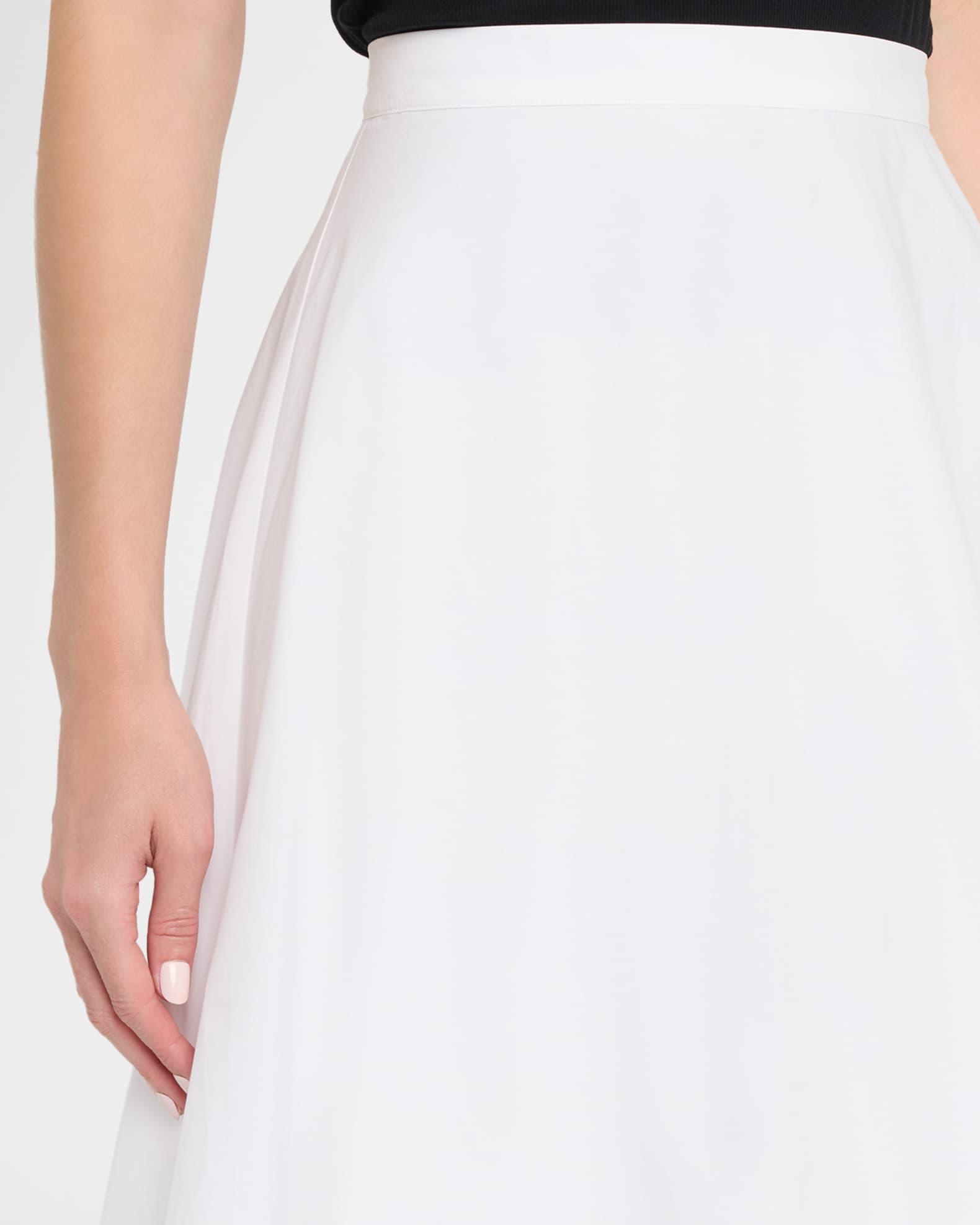 Aubrey Bubble Organic Cotton Midi Skirt Product Image