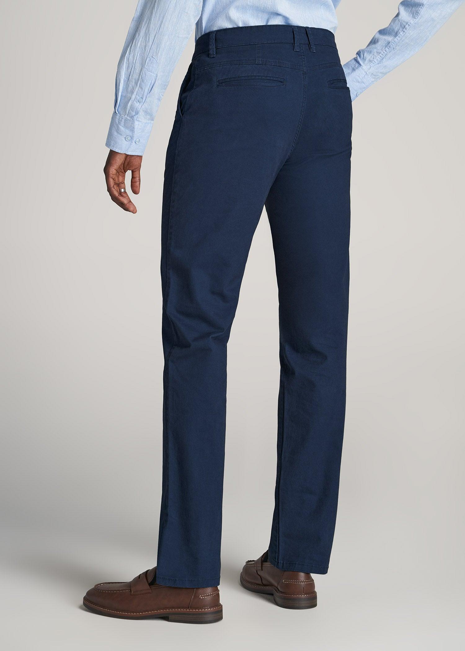 J1 STRAIGHT Leg Chinos for Tall Men in Marine Navy Male Product Image