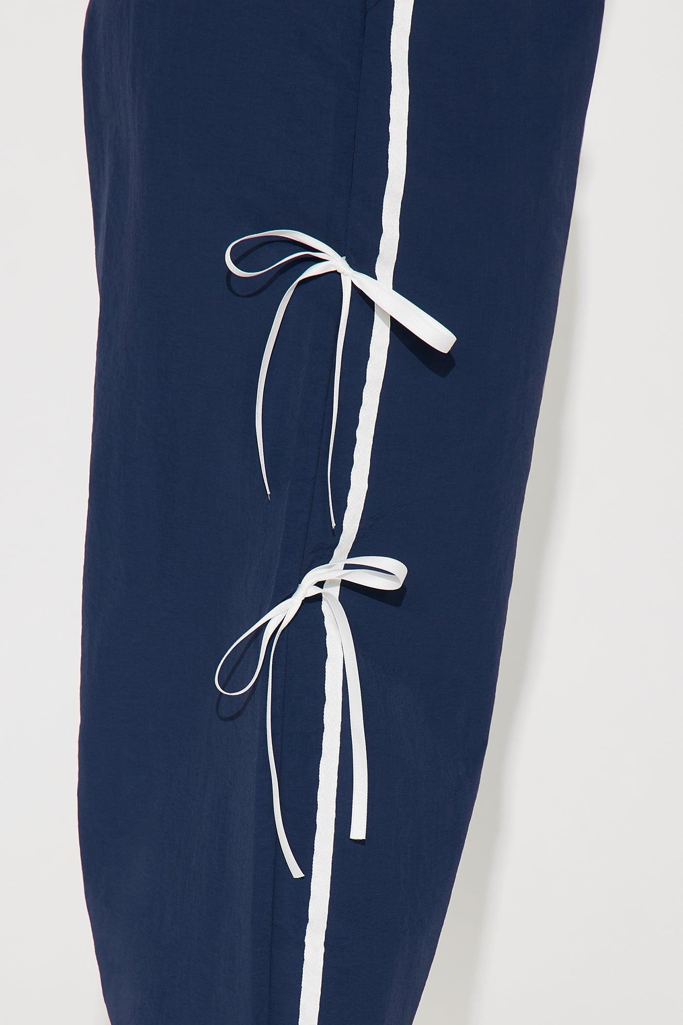 Cindy Windbreaker Track Pant - Navy Product Image