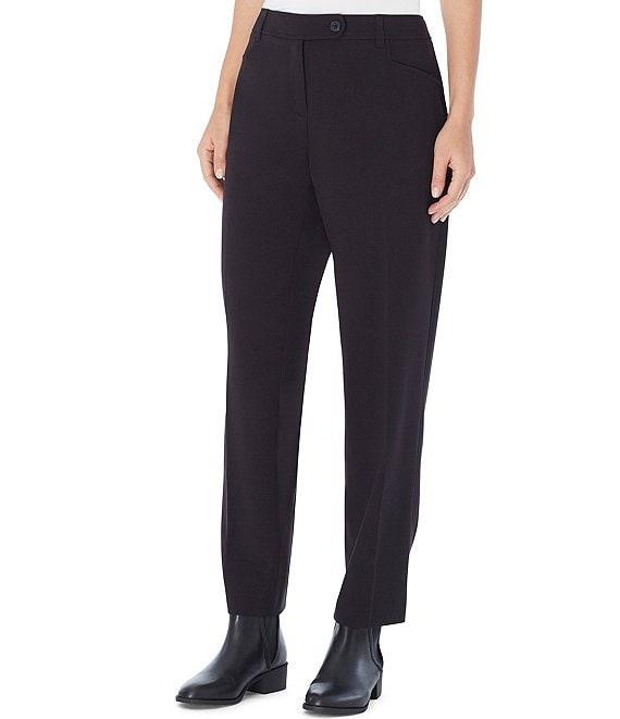 Jones New York Bi-Stretch Tapered Straight Leg Woven Pants Product Image